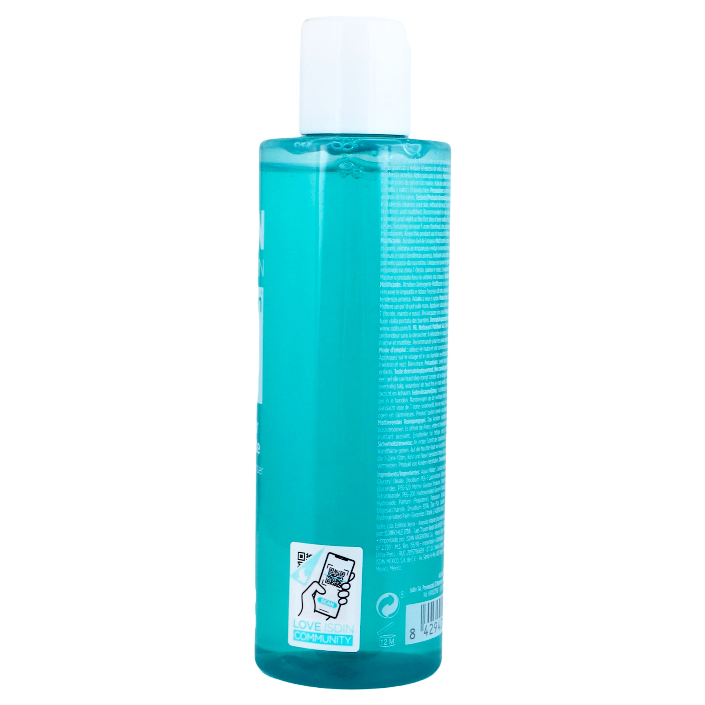 Isdin Gel Acnibe Limpiador Matificante 200 Ml-5