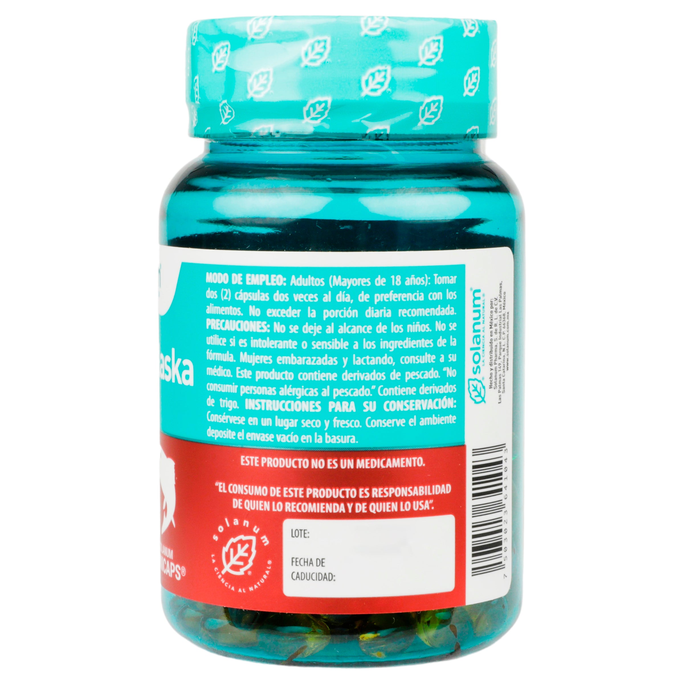 Omega 3 Salmon +Vitamina-E +Coq Con 120 Capsulas-5