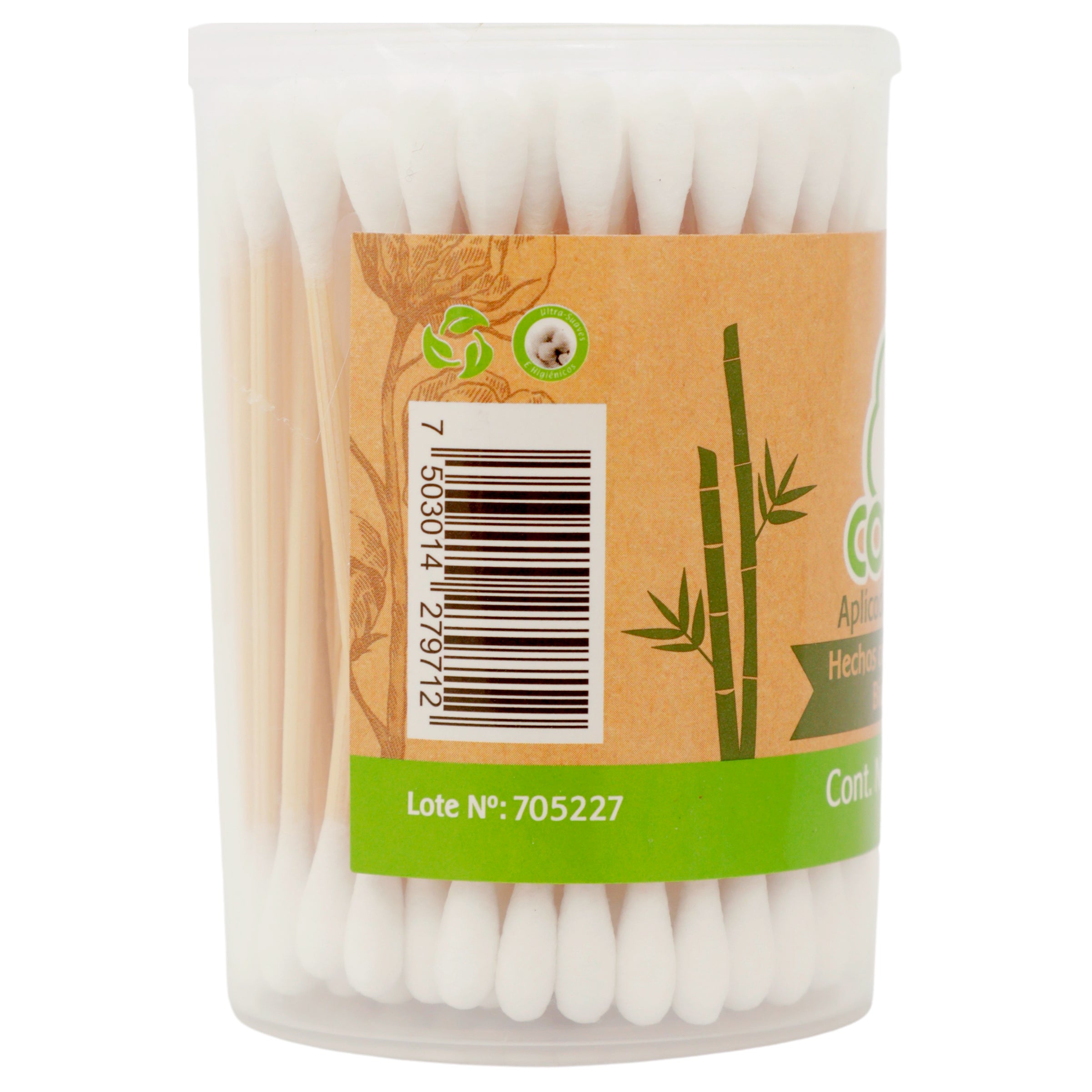 Aplicador Cottoni Algodon Con 100 Piezas-5