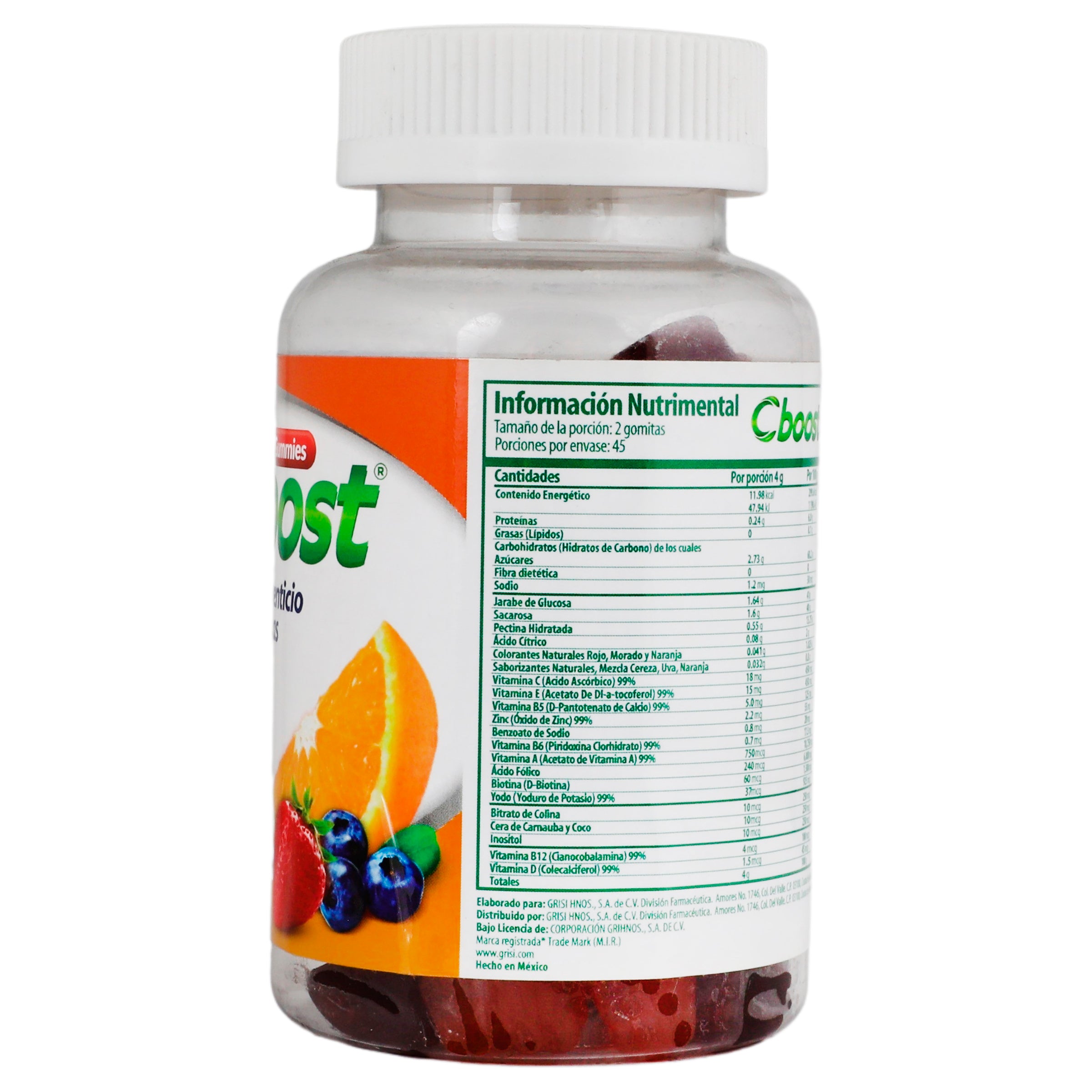 Gomitas C-Boost Multivitaminas Frasco 90 G-5