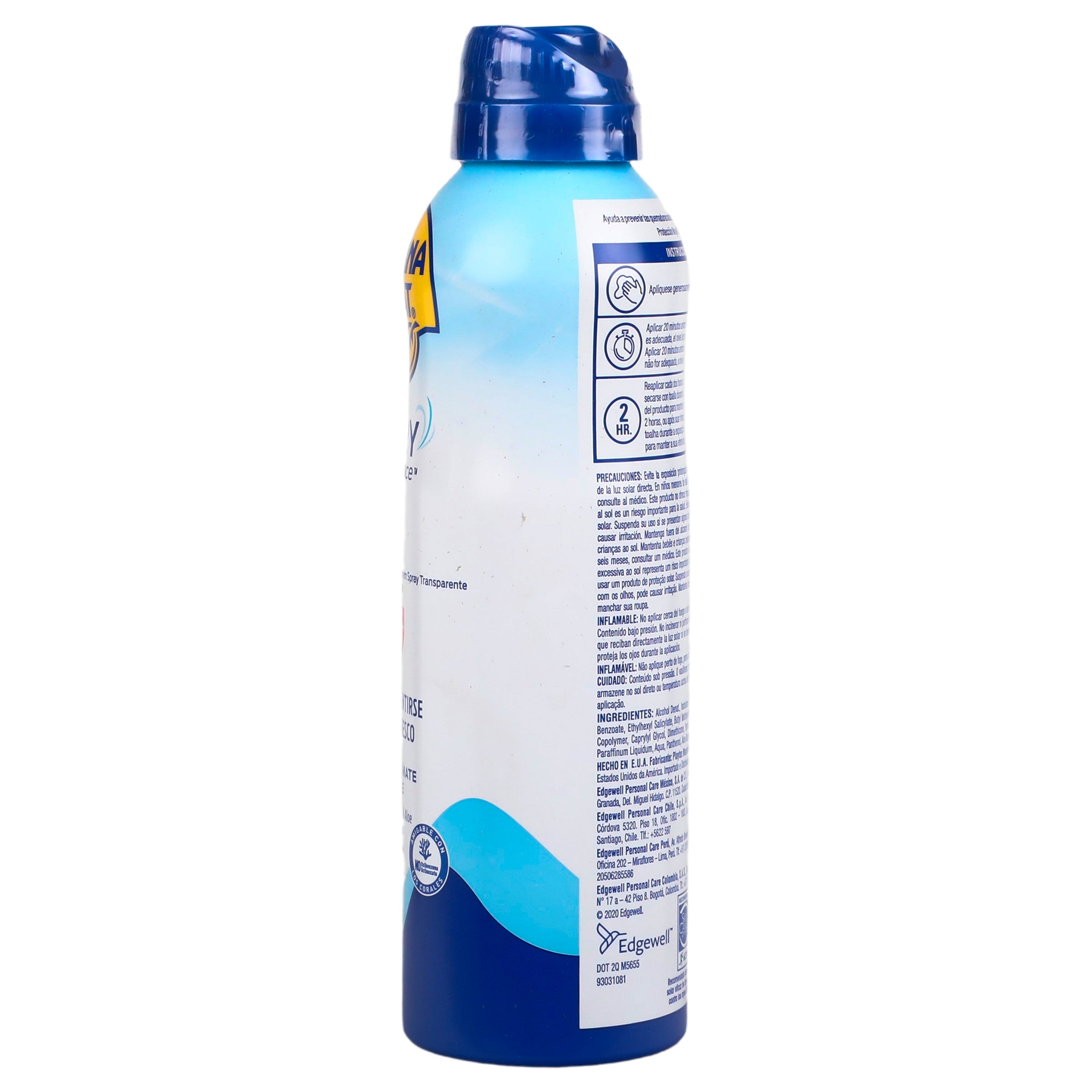Bloqueador Banana Boat Dry Spray Fps 50 220 Ml