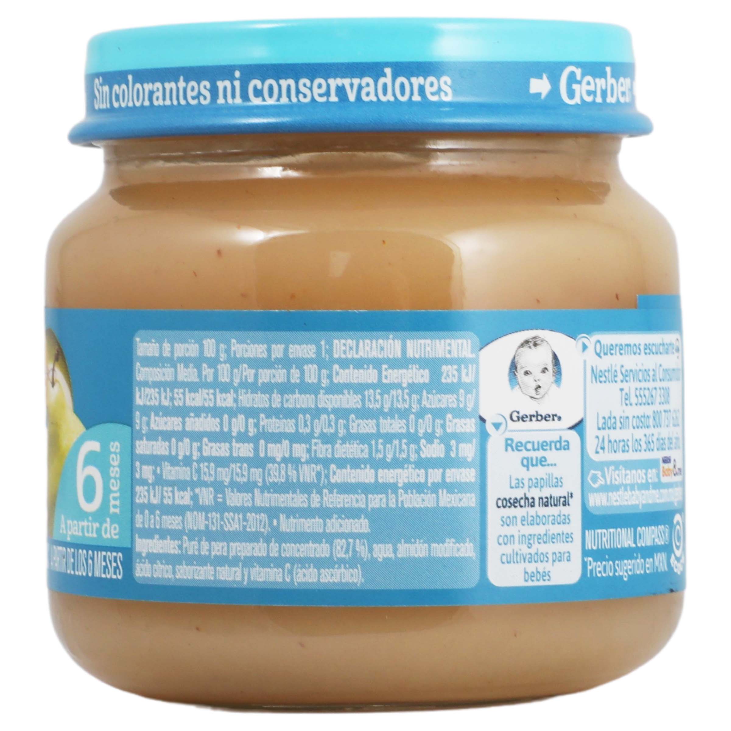 Gerber Segunda Etapa Pure Pera 100 G-4
