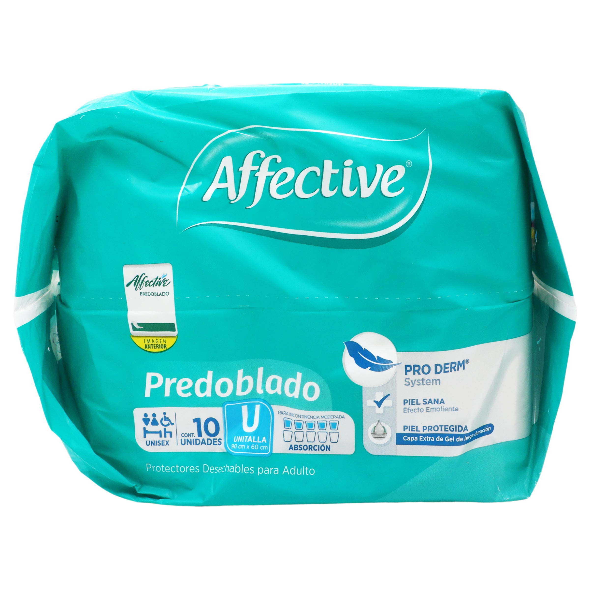 Pañal Affective Predoblado Adulto Unisex Con 10 Piezas-5