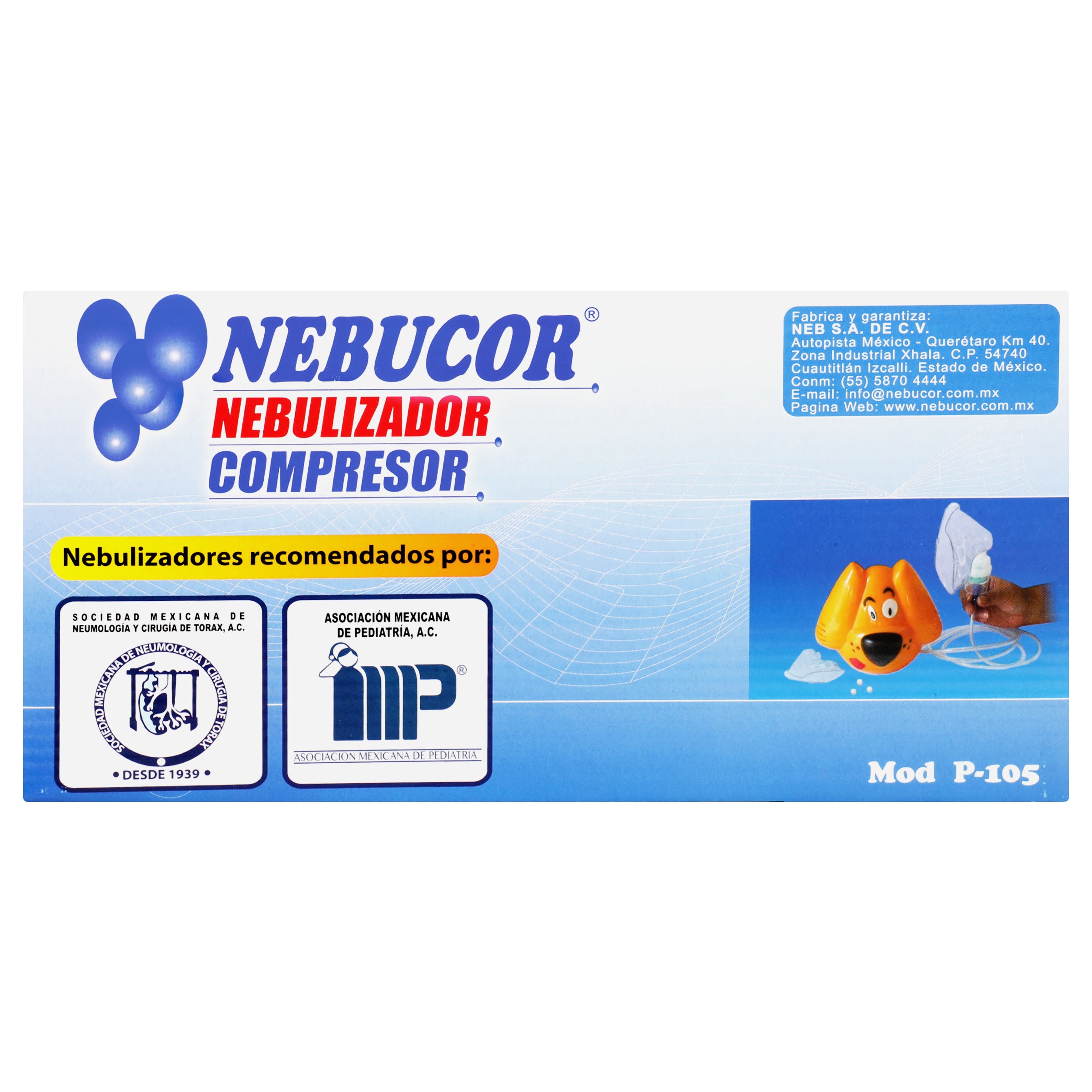 Nebulizador Nebucor Compresor Infantil-5