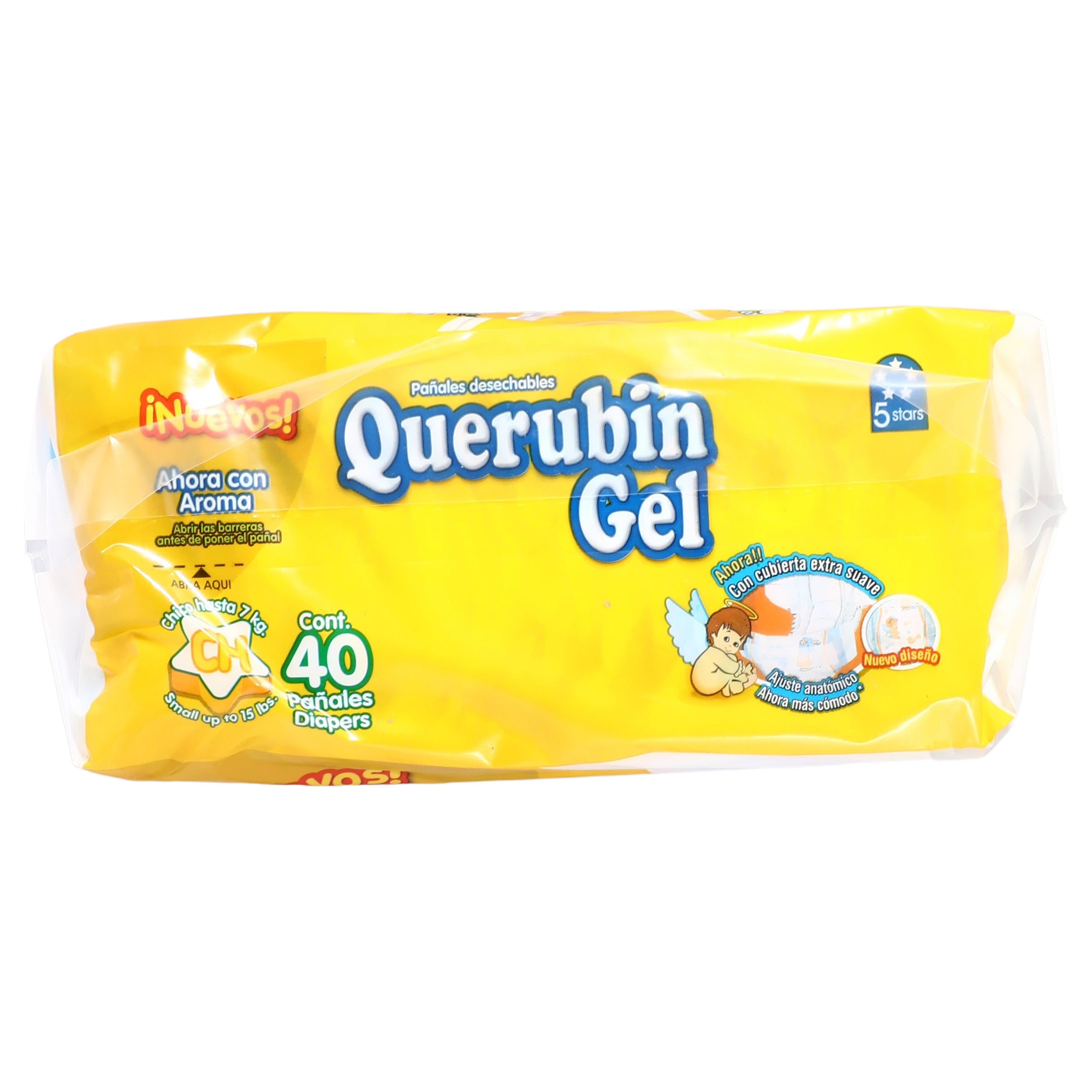Pañal Querubin Con 40 Piezas Chico-5