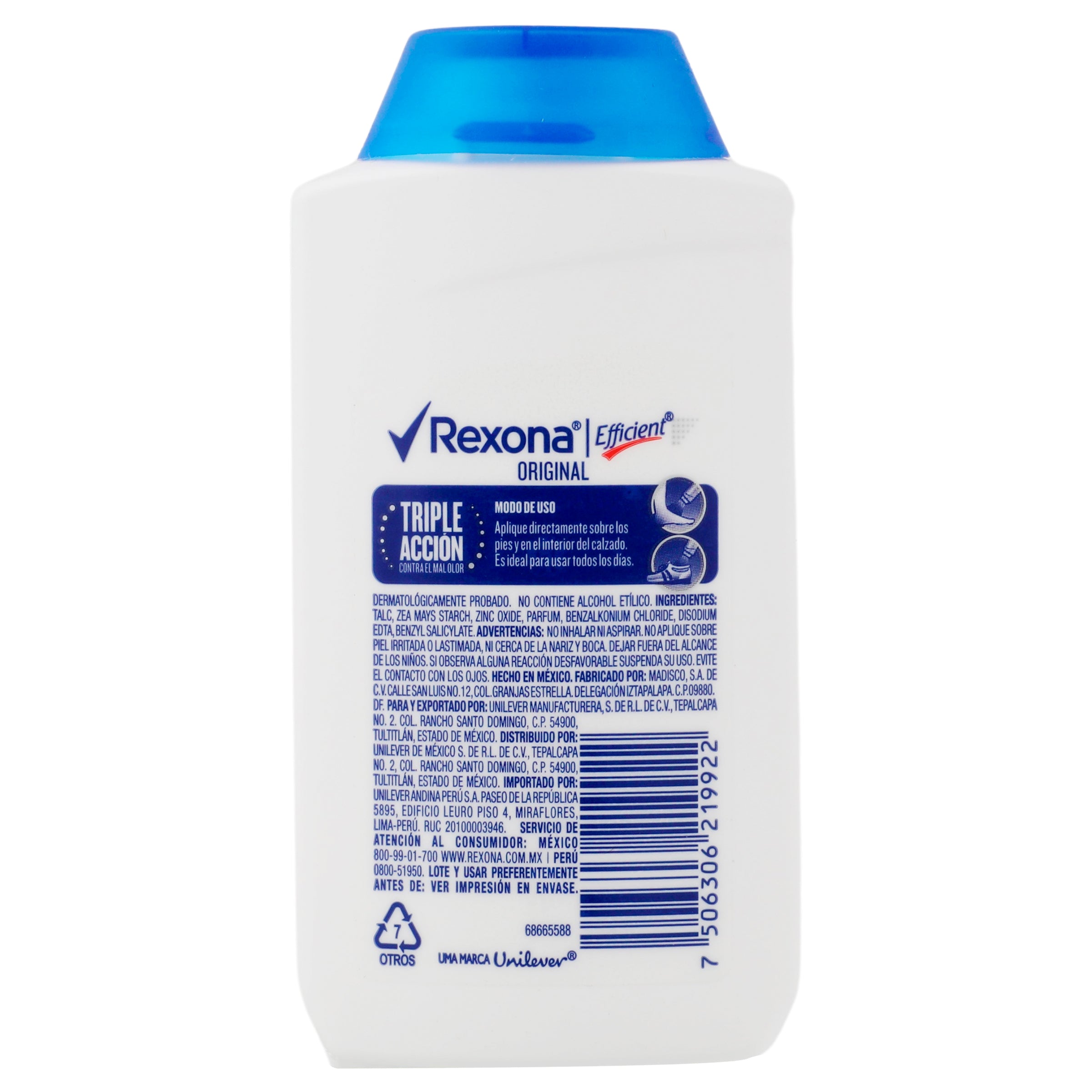 Talco Desodorante Rexona Eficc Pies 50 Ml-8