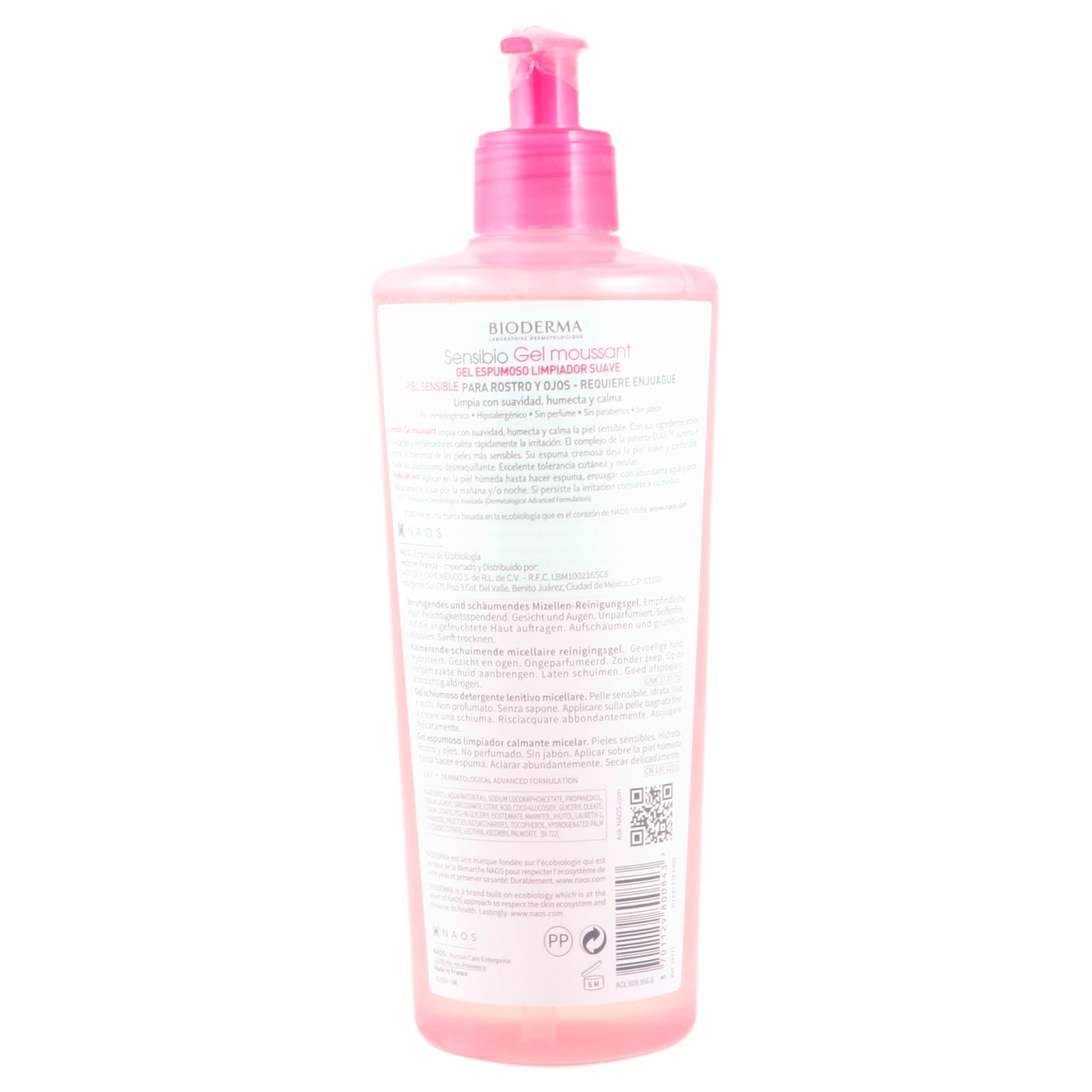 Gel Bioderma Sensibio Mouss 500 Ml-7