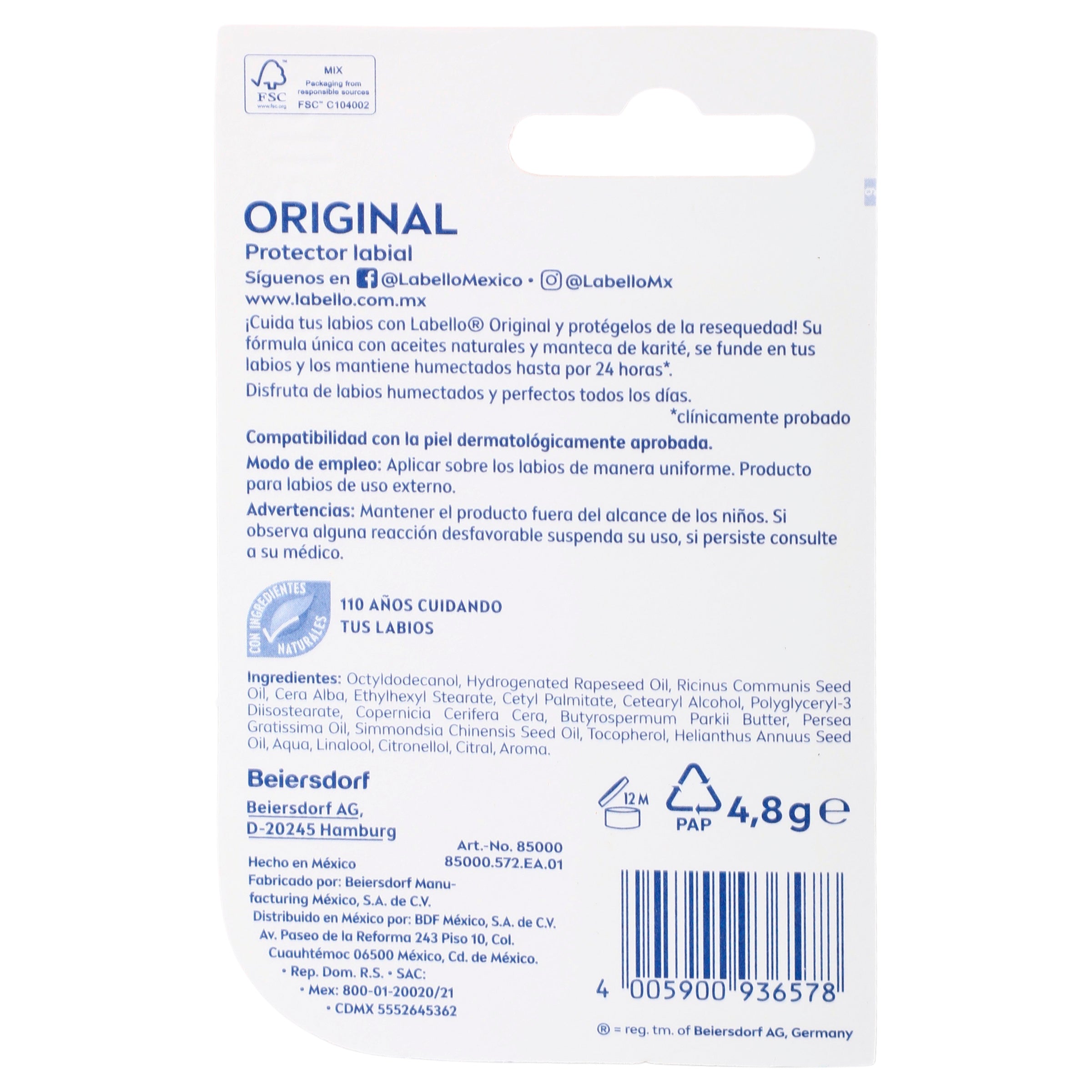 Protector Labial Labello Distrol Orig 4.8 G-7