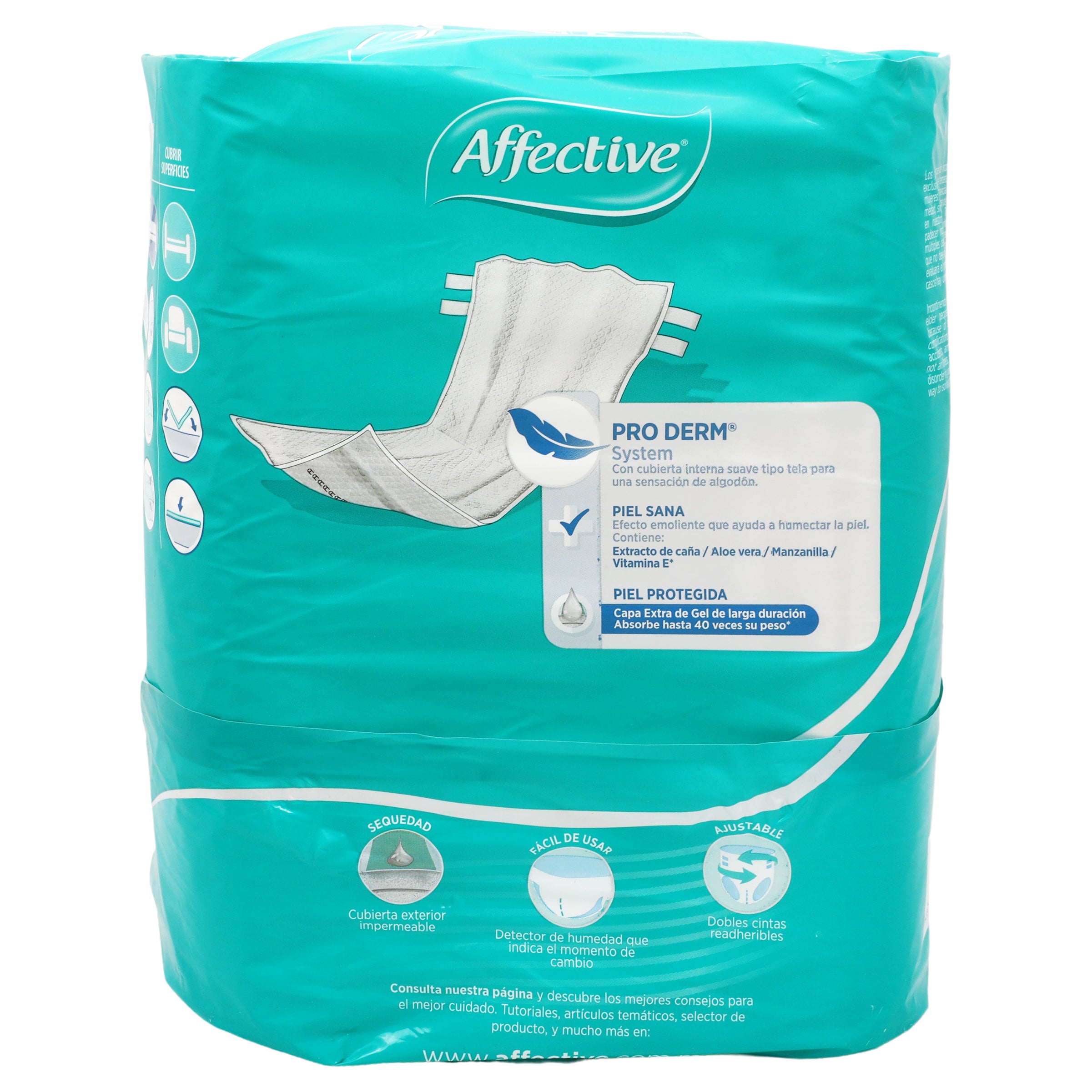 Pañal Affective Predoblado Adulto Unisex Con 10 Piezas-6