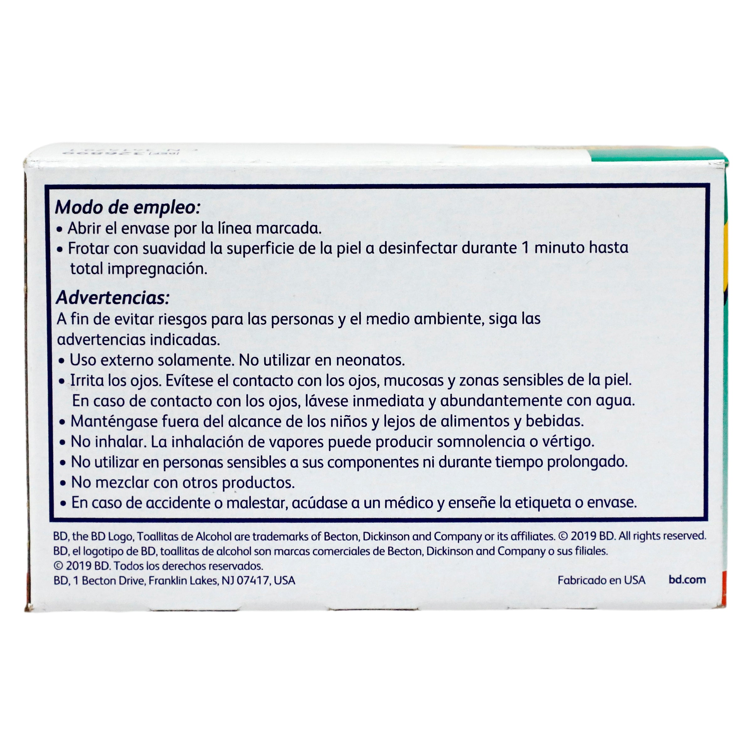 Alcohol Swabs Bd Caja Con 100 Toallitas-7