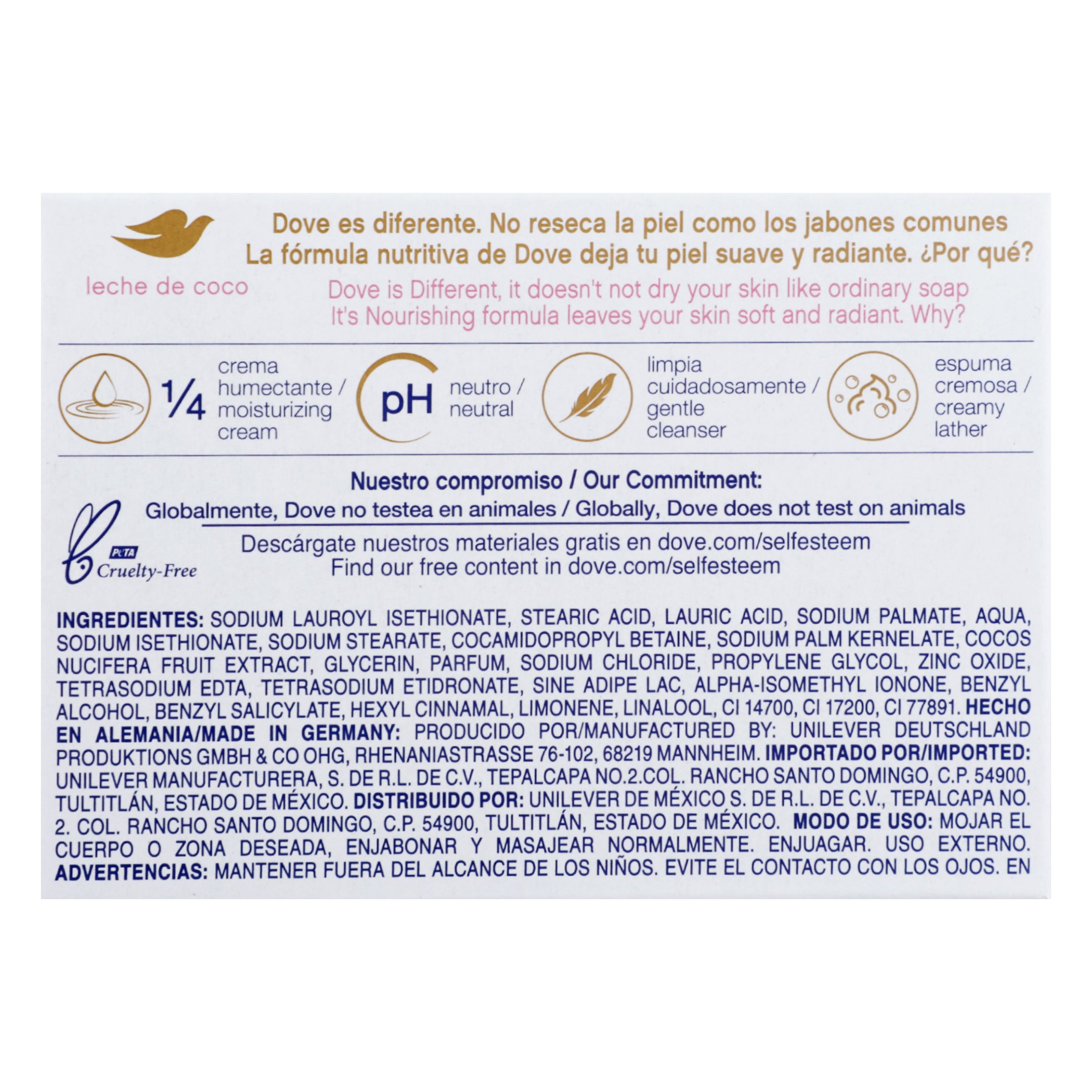 Jabon Dove Delicious Care Bar 135 G-7