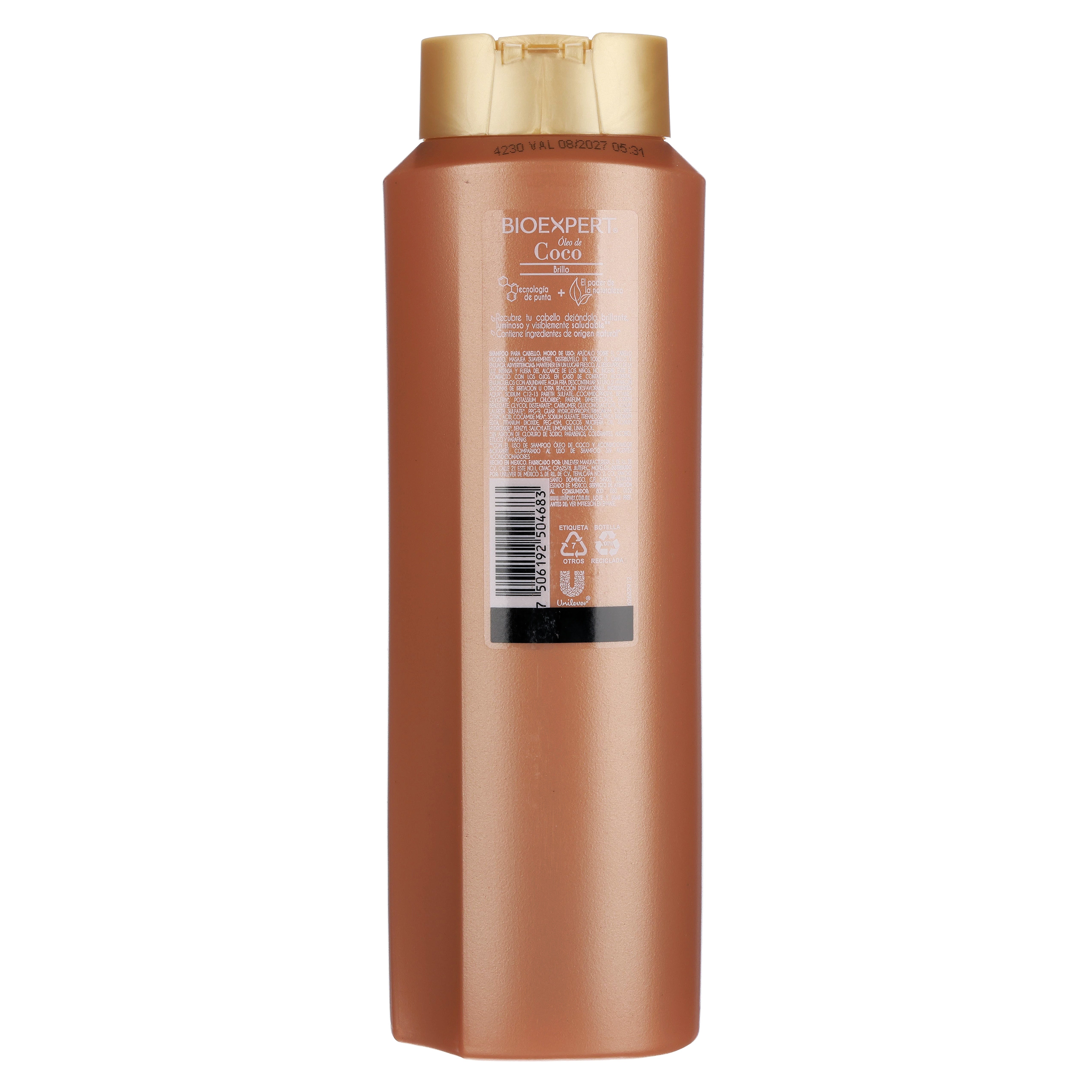 Shampoo Bioexpert Brillo 650 Ml