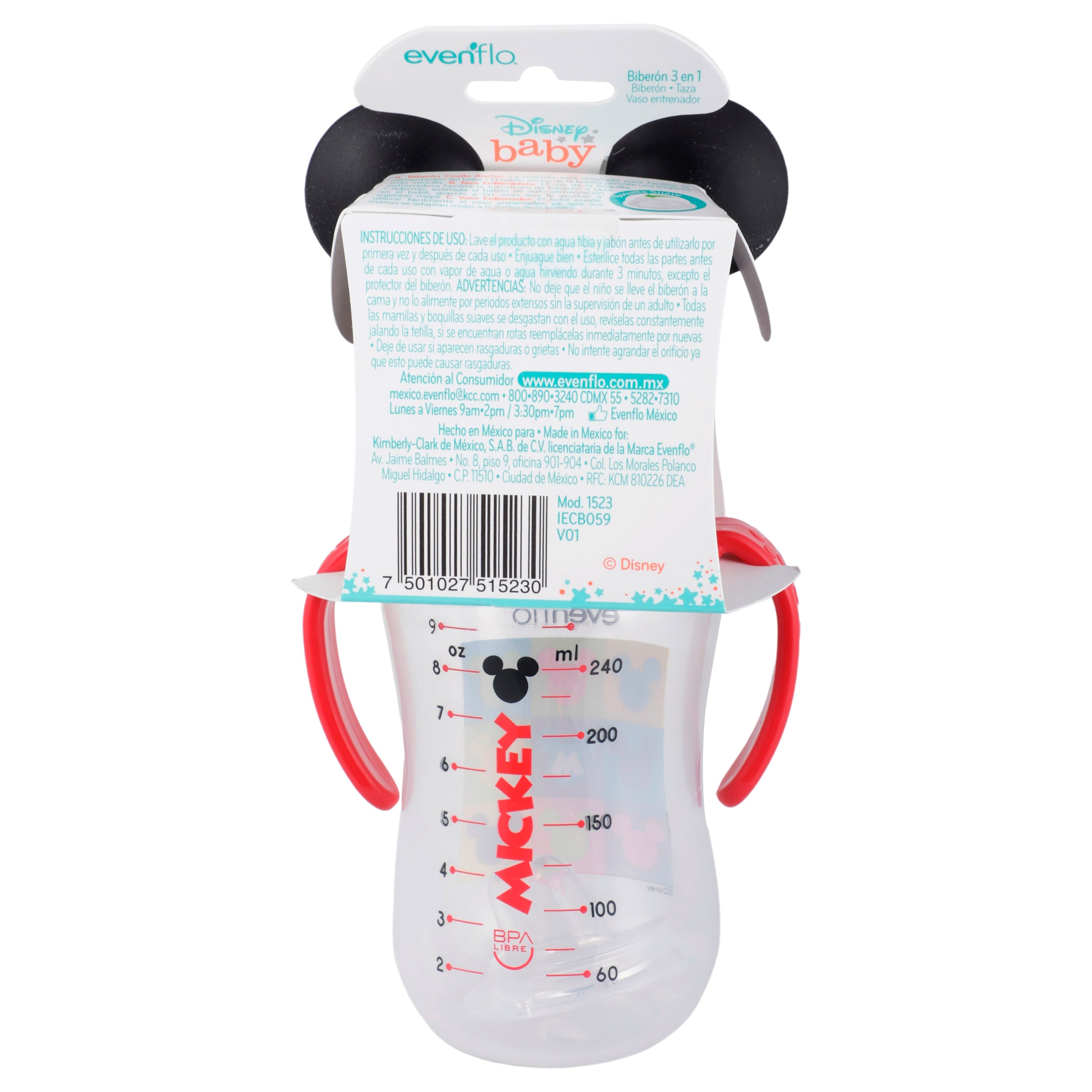 Biberón Evflo Disney 5En1 9Onz-7