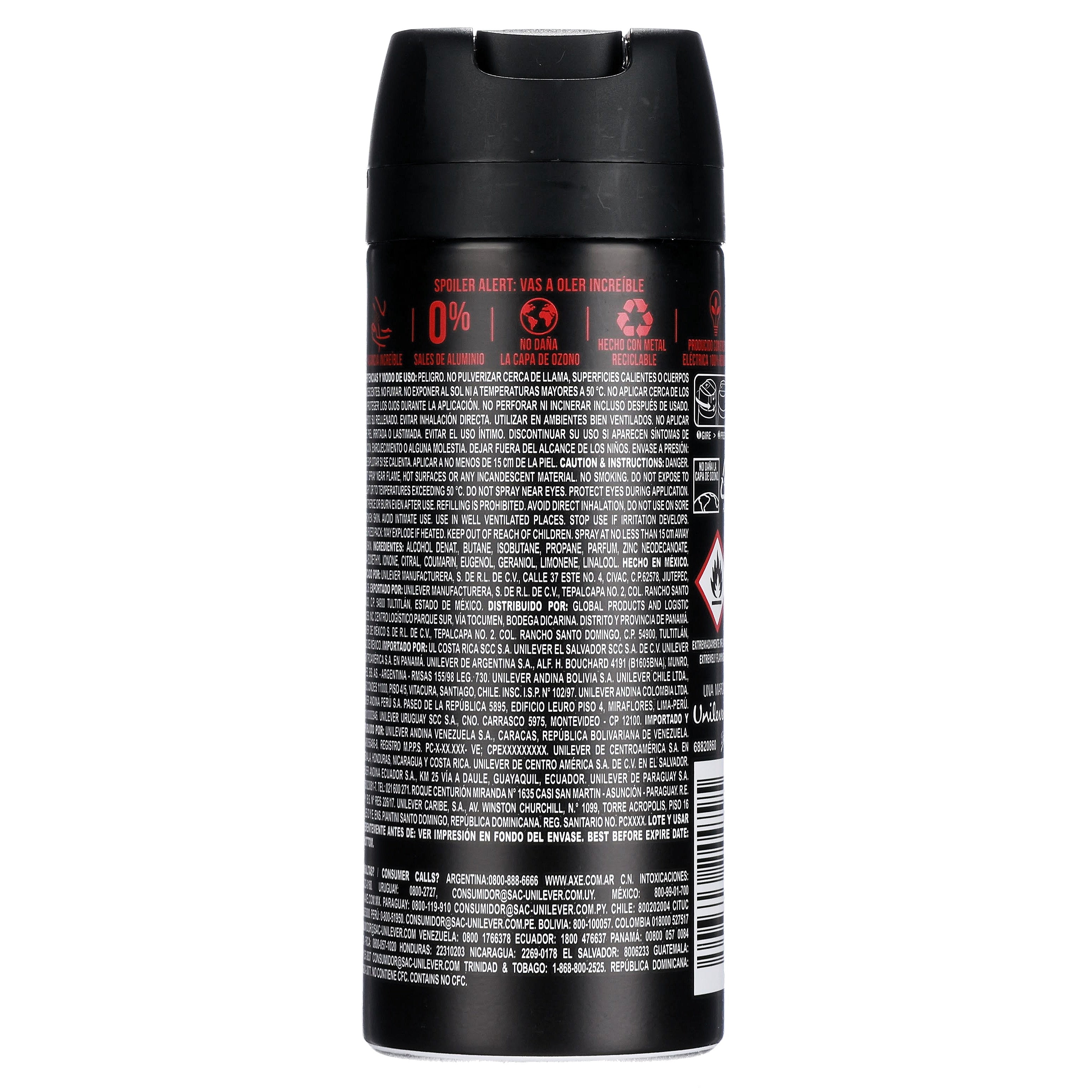 Desodorante Axe Intense 48 Horas Spray 150 Ml-7