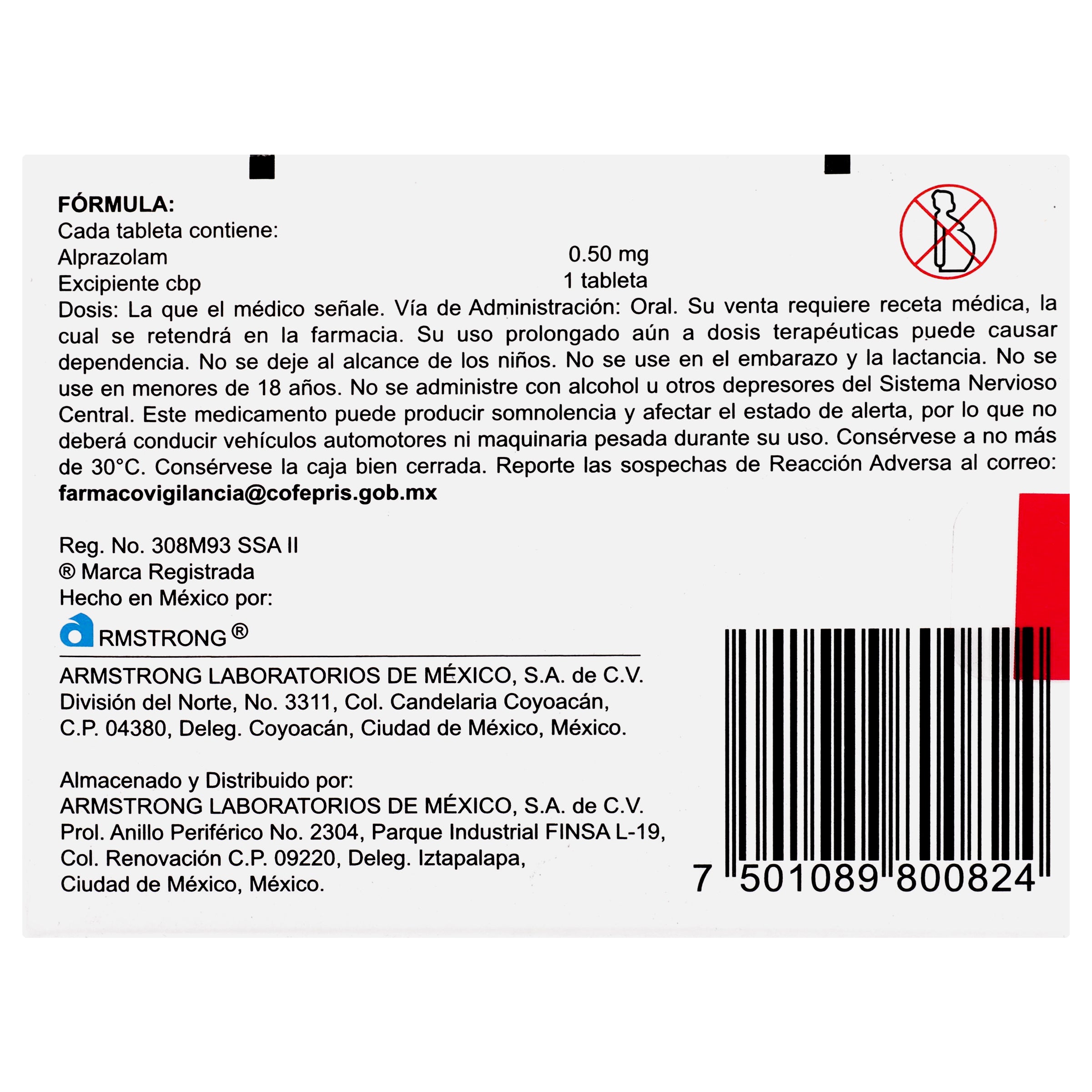 Neupax 0.5 Mg Tabletas Caja Con 90-7