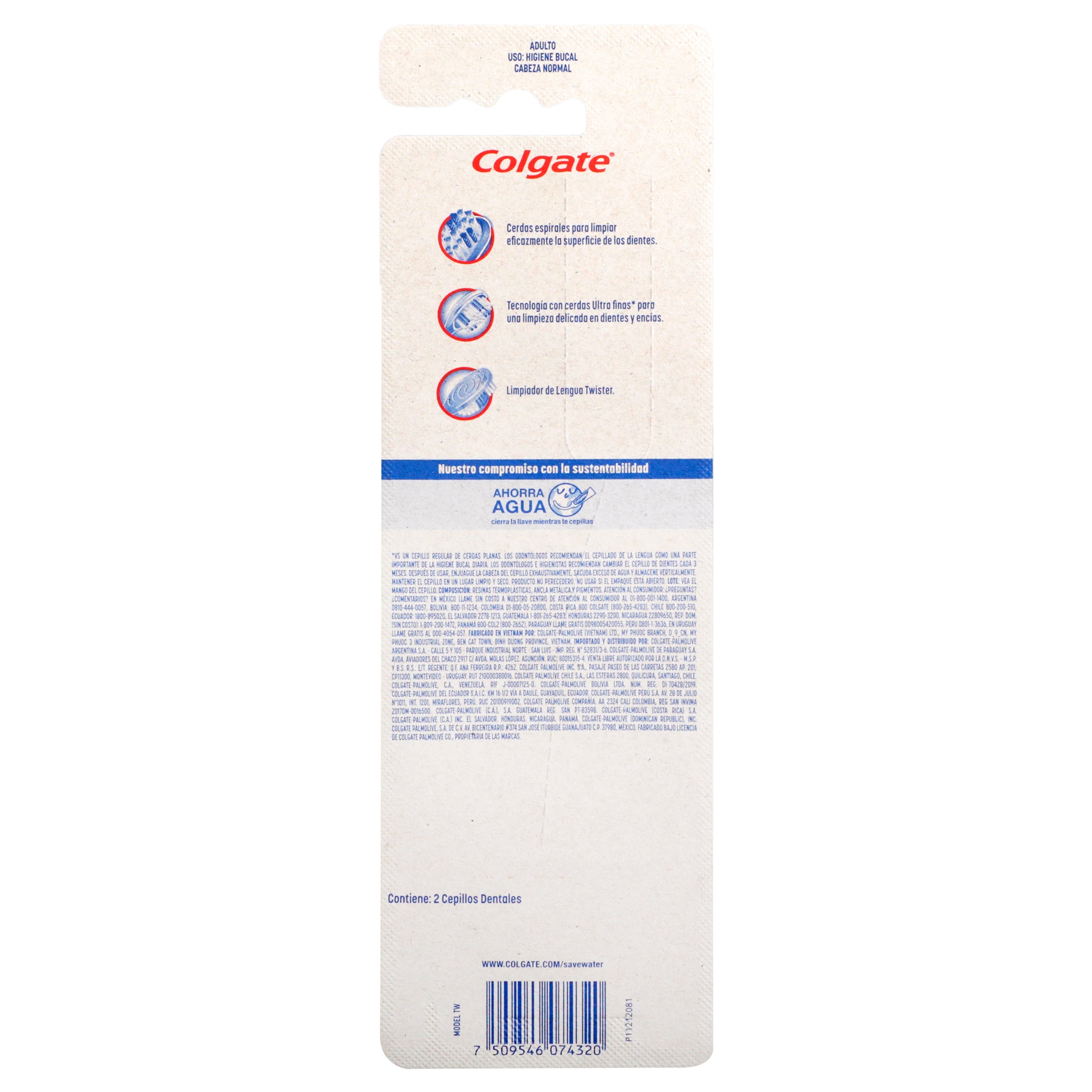 Cepillo Dental Colgate Pro Cuidado 2 X1-2