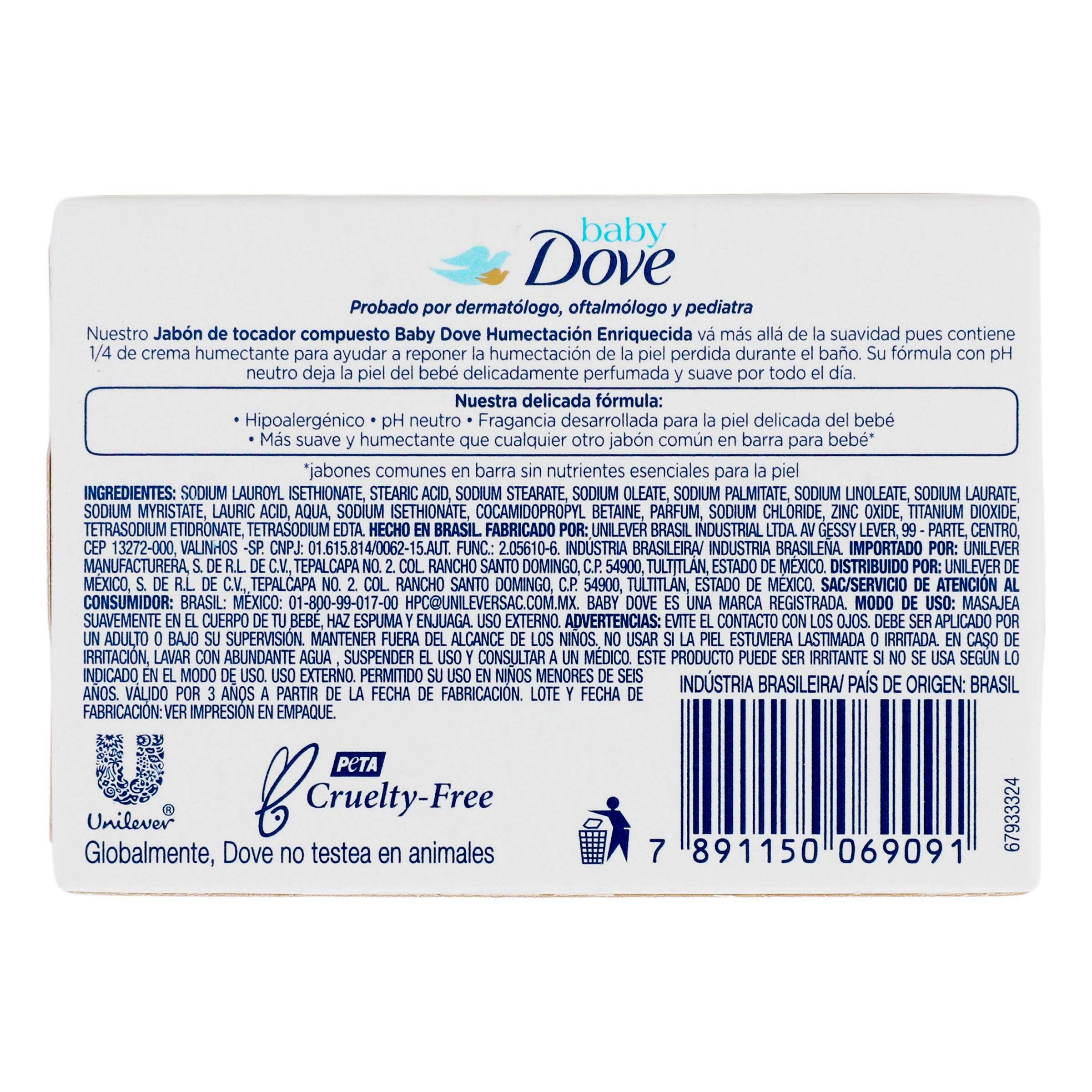 Jbn Dove Bb Humec Enriq 90 G-7