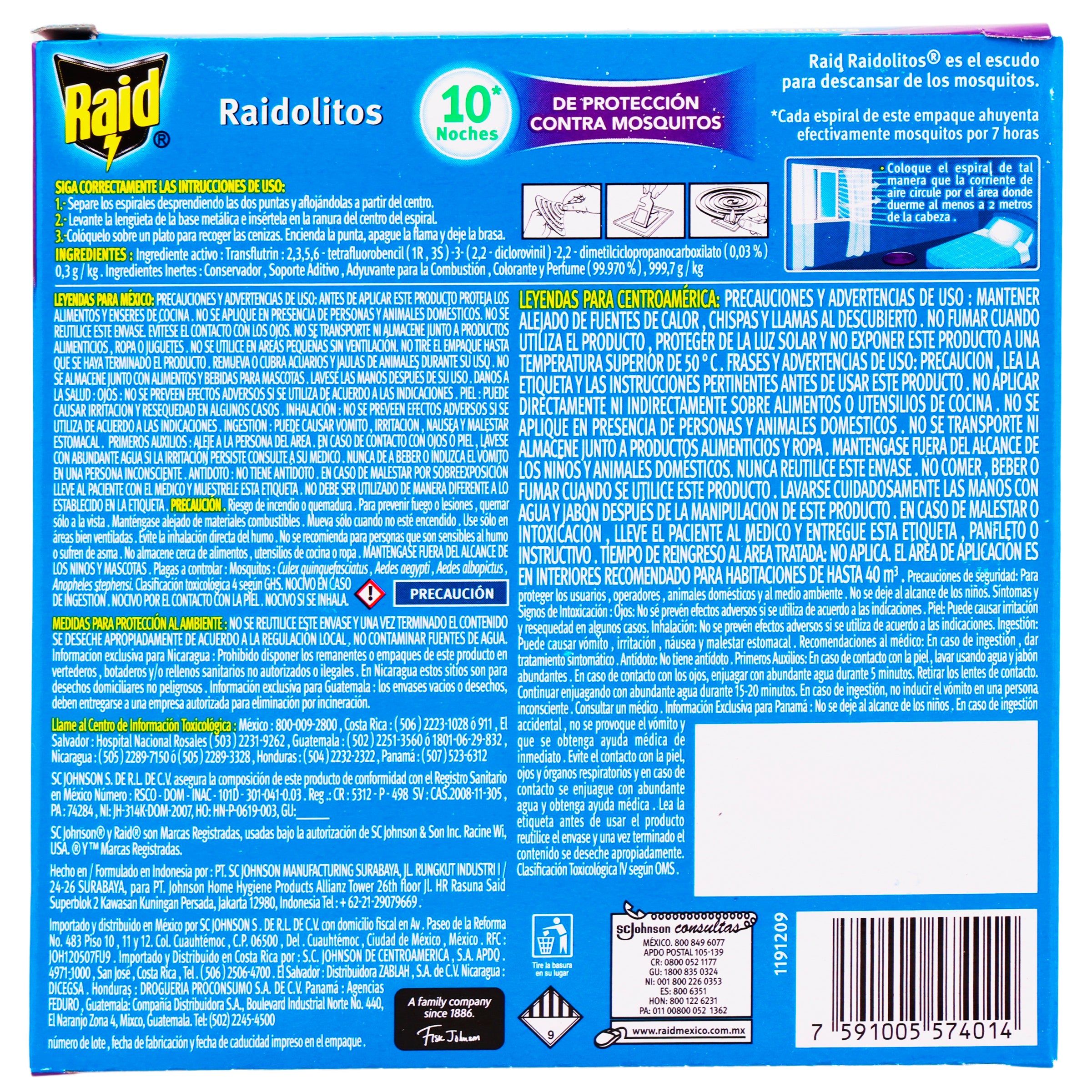 Raidolitos Lavanda Espirales C/10 Piezas-7