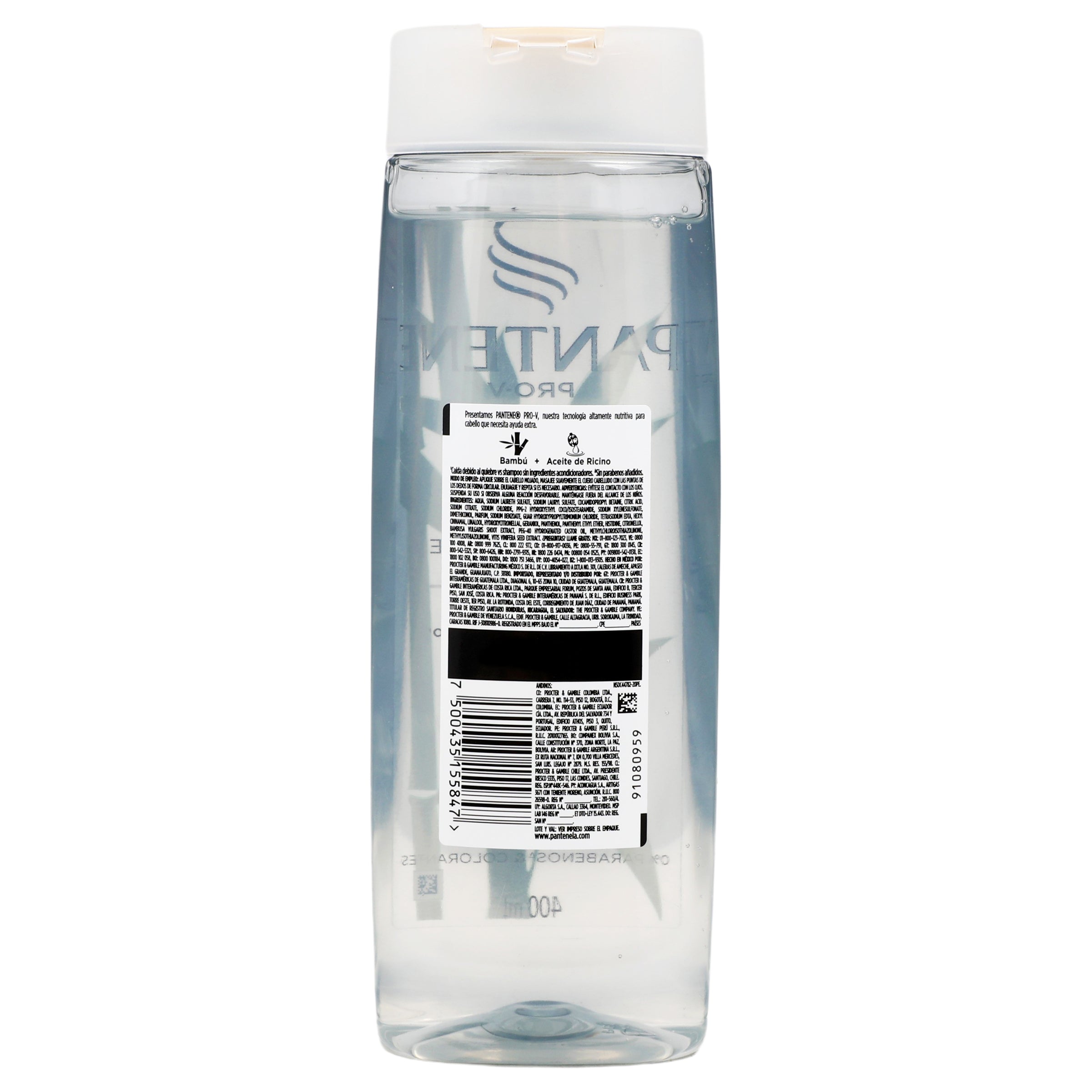 Shampoo Pantene Bambu Control Caida 400 Ml