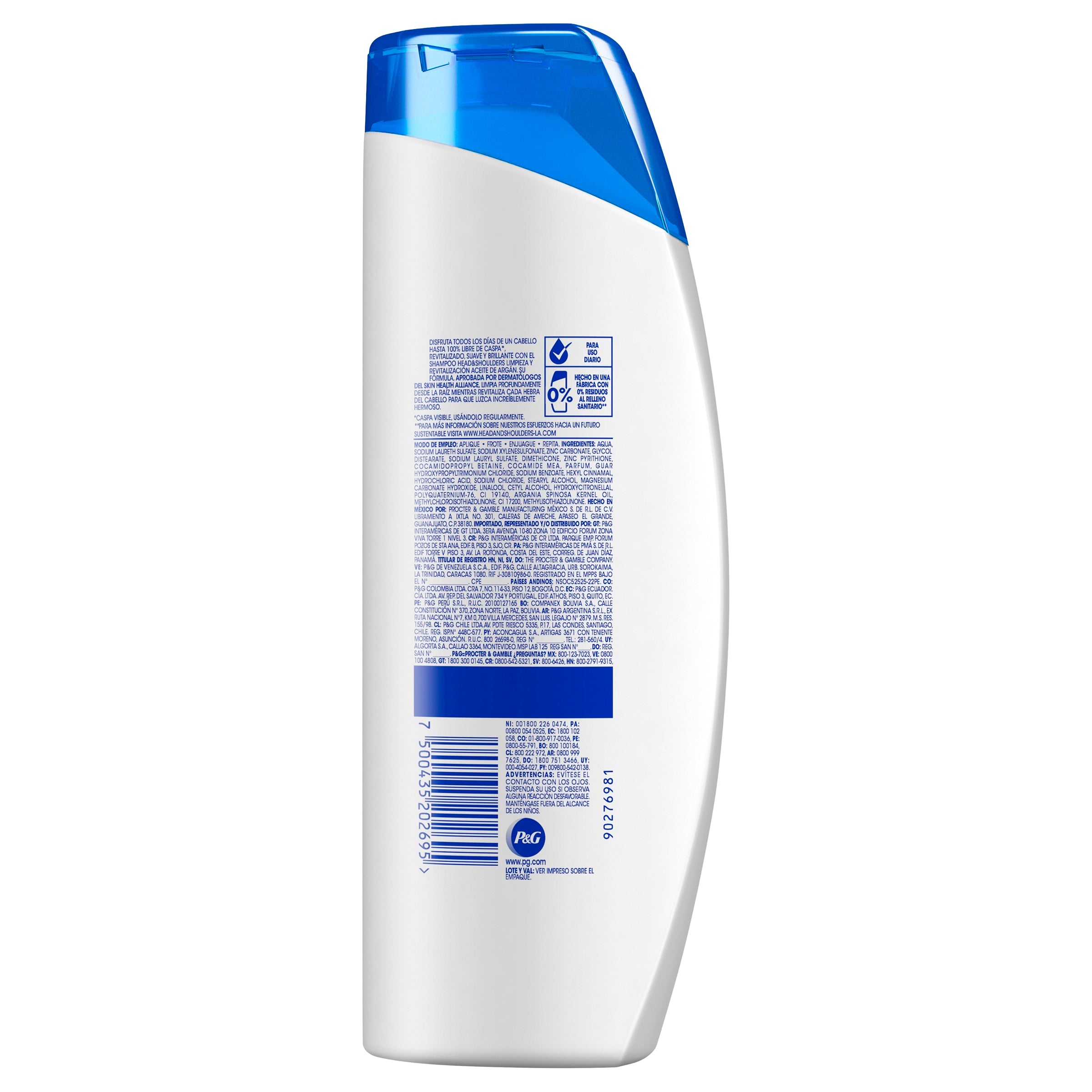 Shampoo H&S Limpieza-Revitalif Ac Argan 375 Ml-2