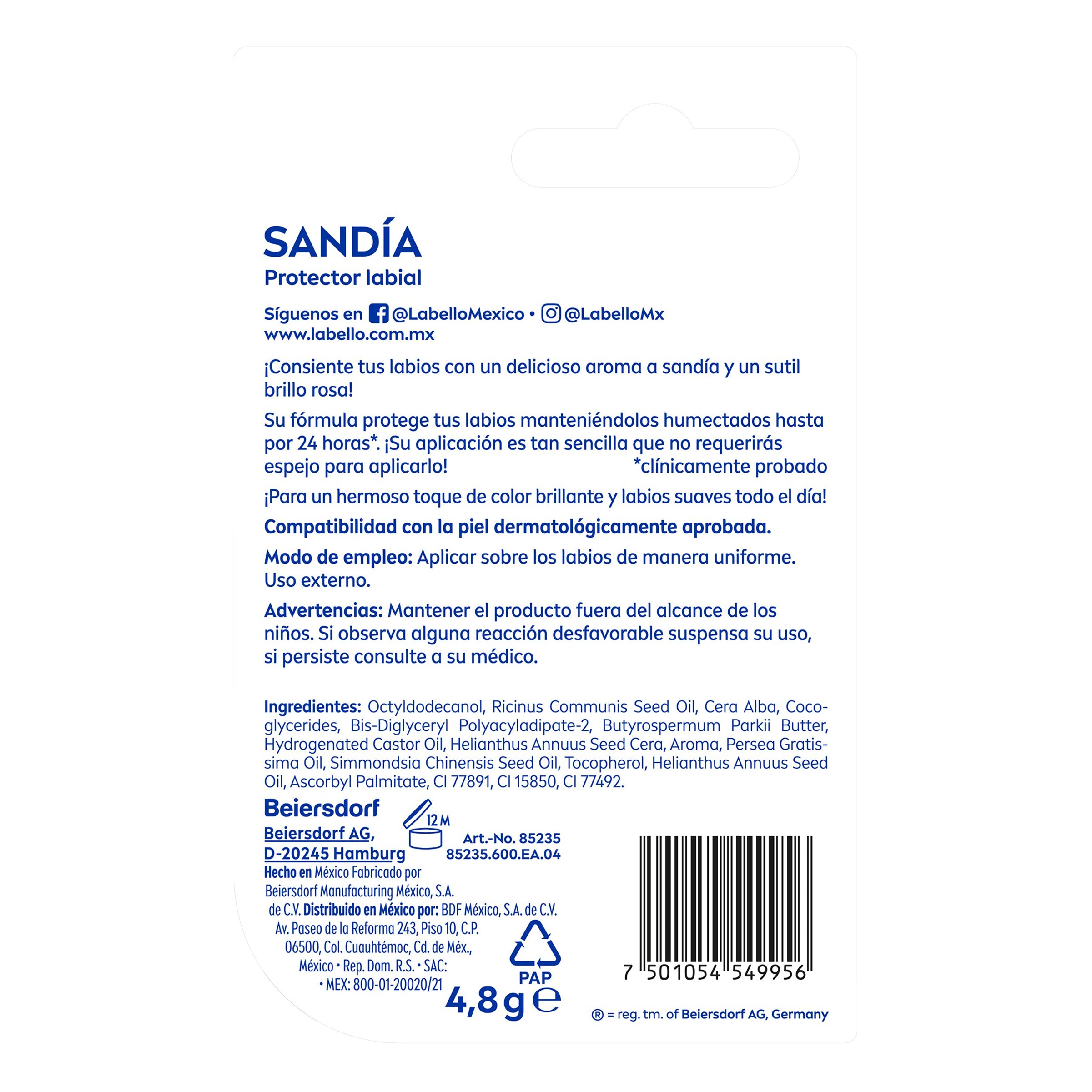 Protector Labial Labello Sandia 4.8 G-7