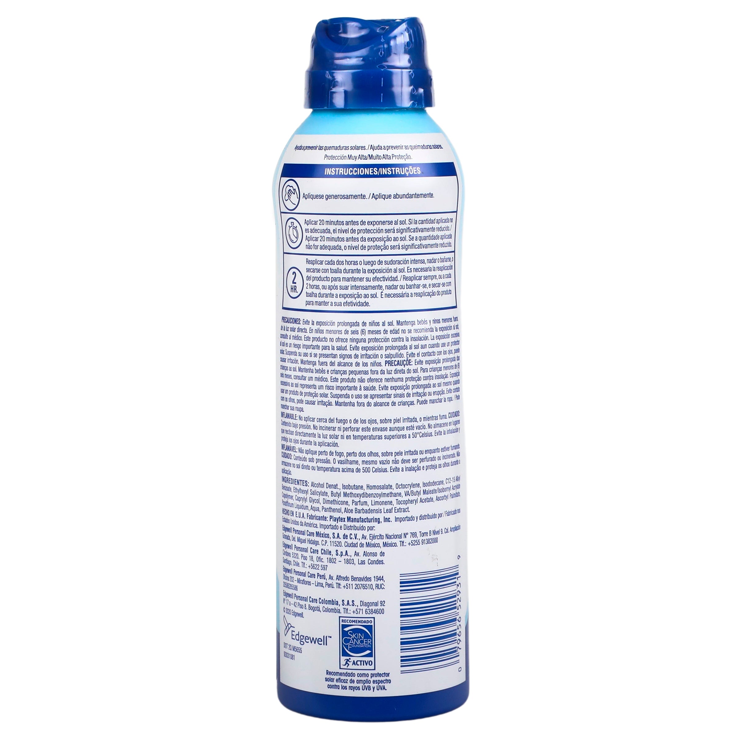 Bloqueador Banana Boat Dry Spray Fps 50 220 Ml