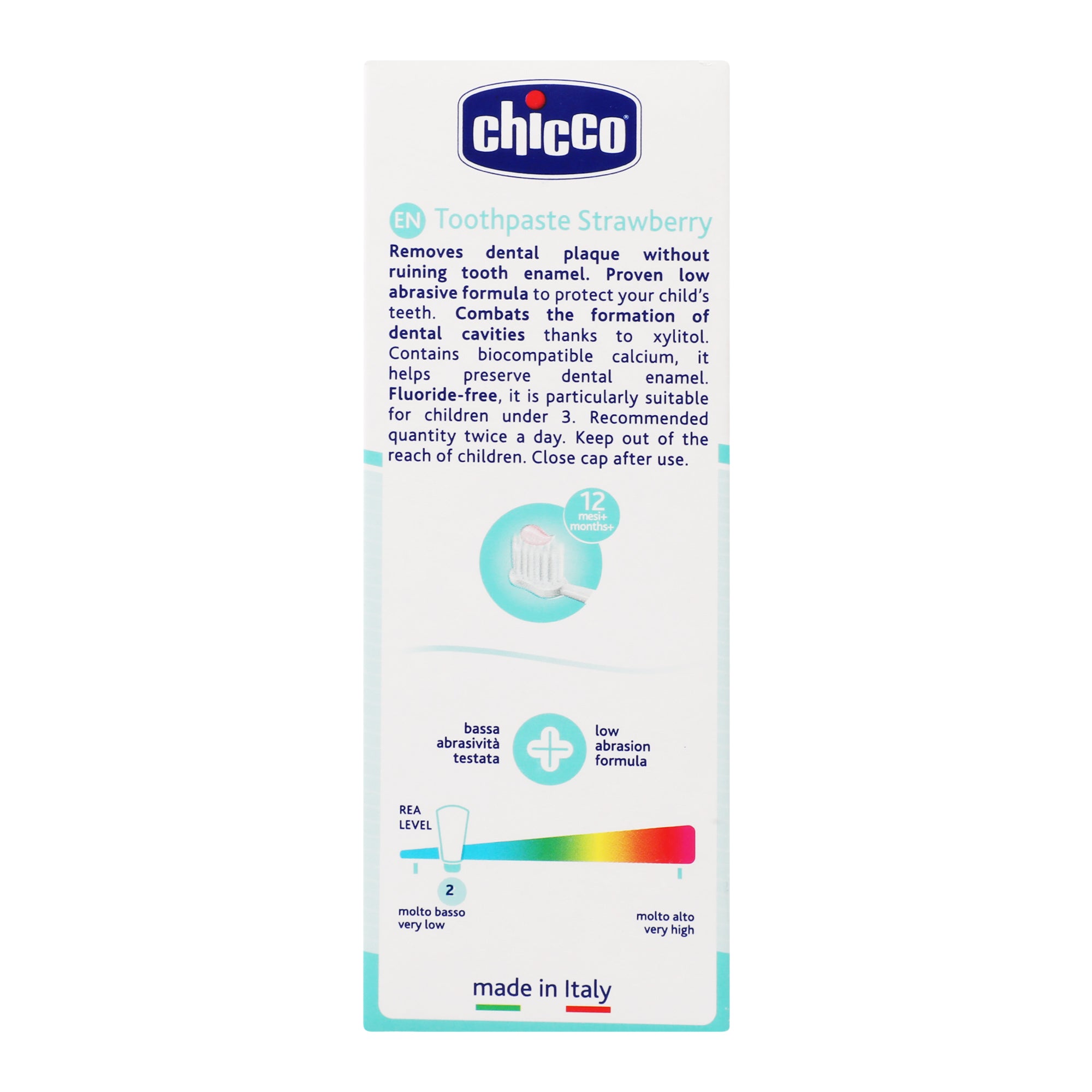 Crema Dental Chicco Fresa Sin Flour 50 Ml-4