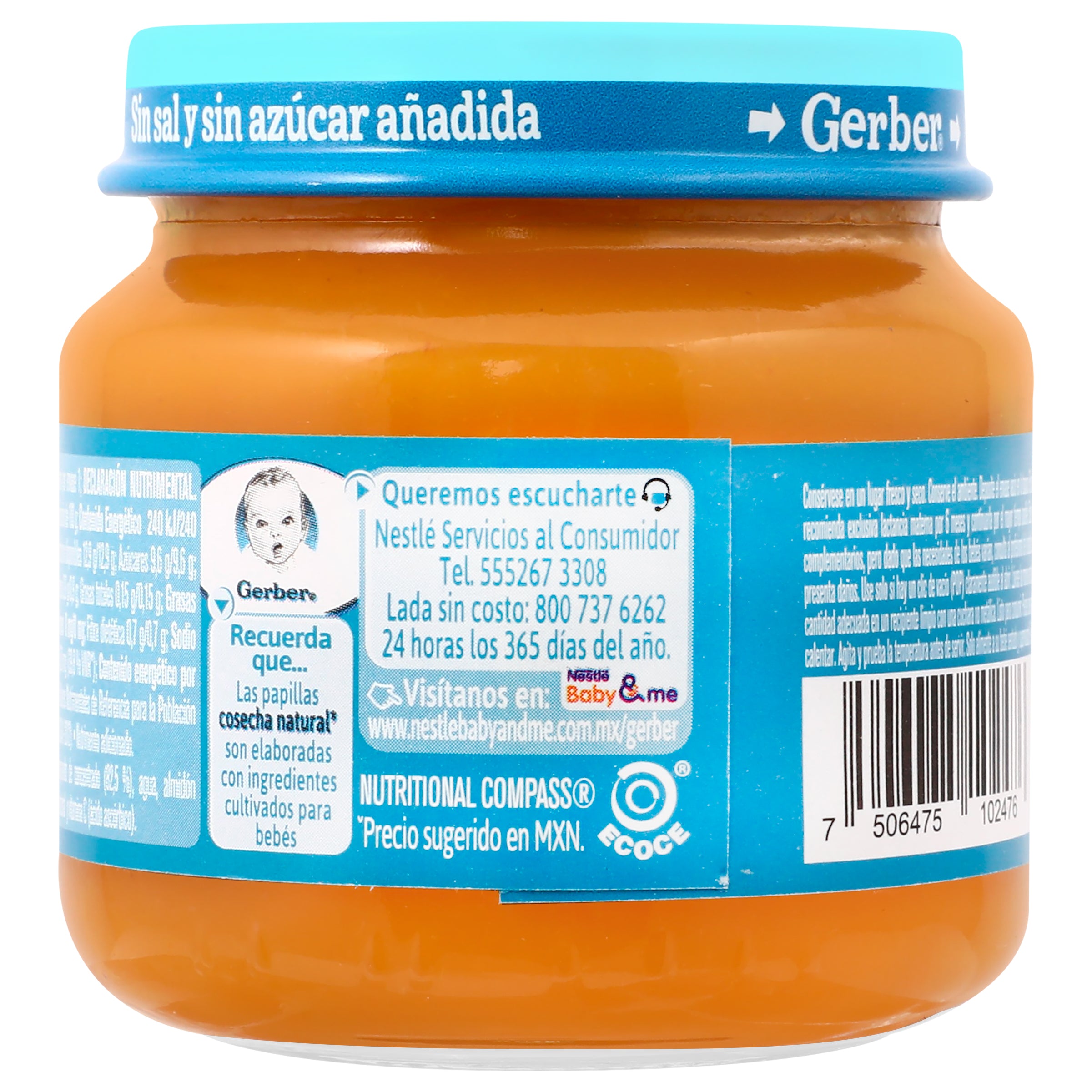 Gerber Segunda Etapa Pure Duraznos 100 G-13