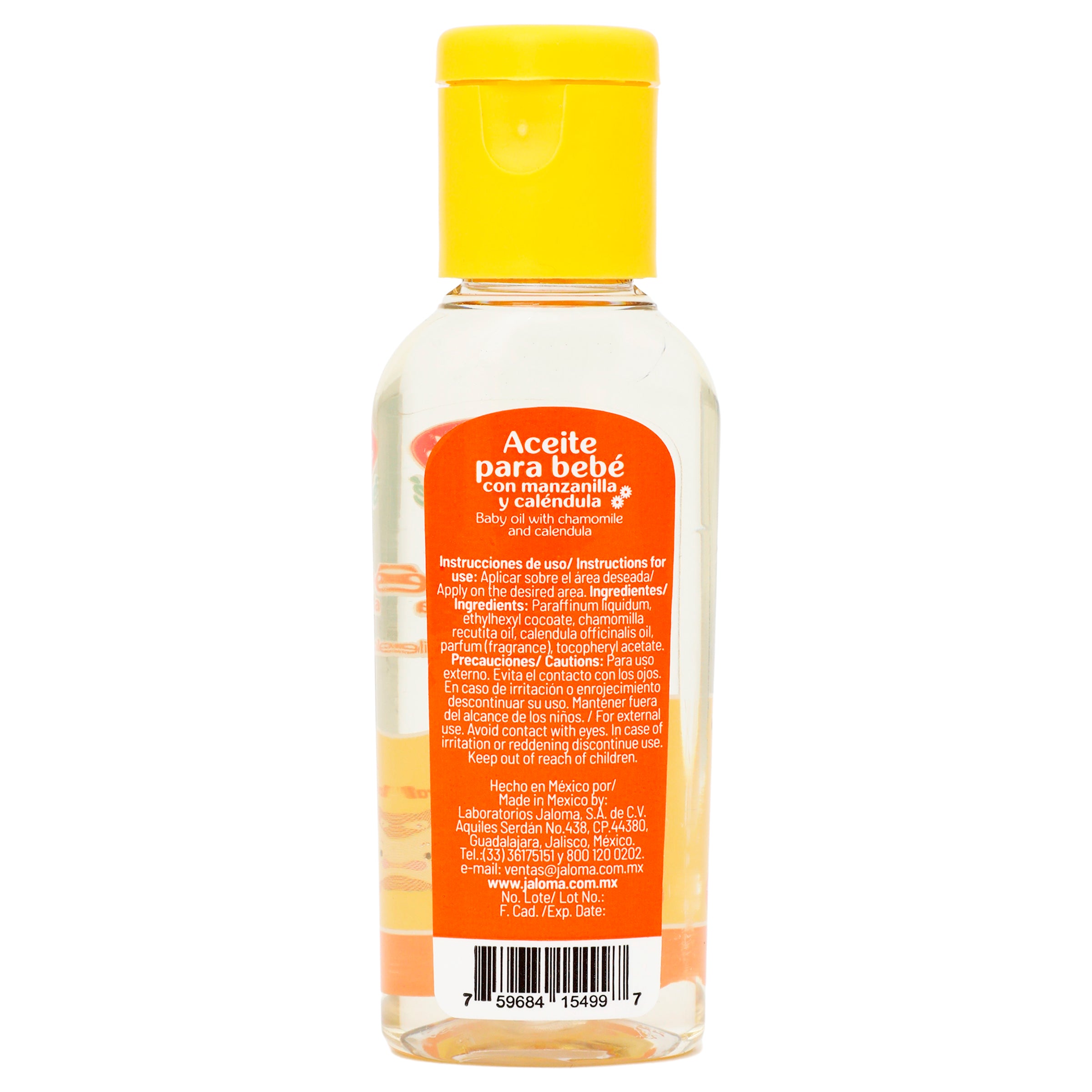Jaloma Ac Para Bebe Con Manzanilla Y Calendula 60 Ml-4