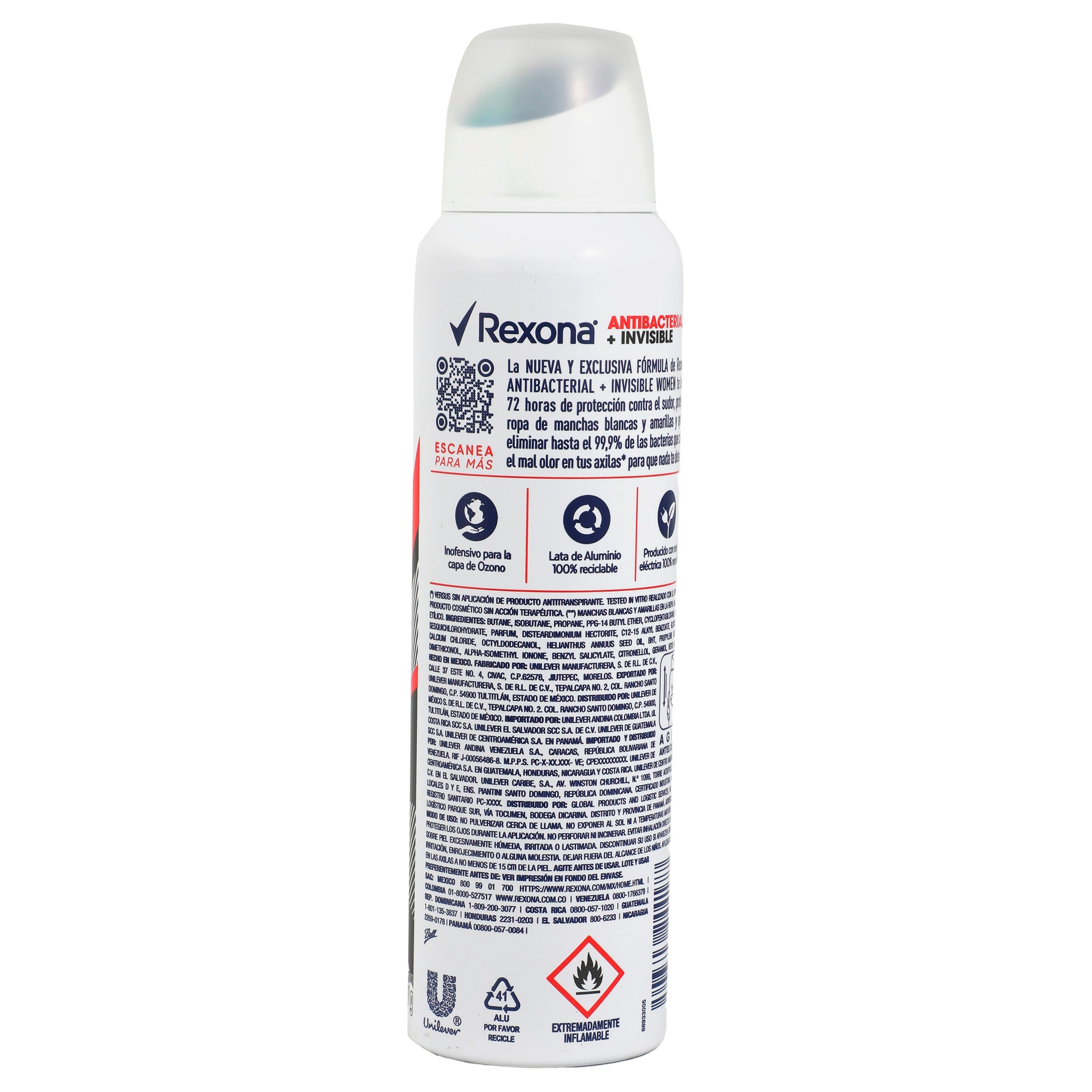 Desodorante Rexona Antib Invi Spray 150 Ml-7