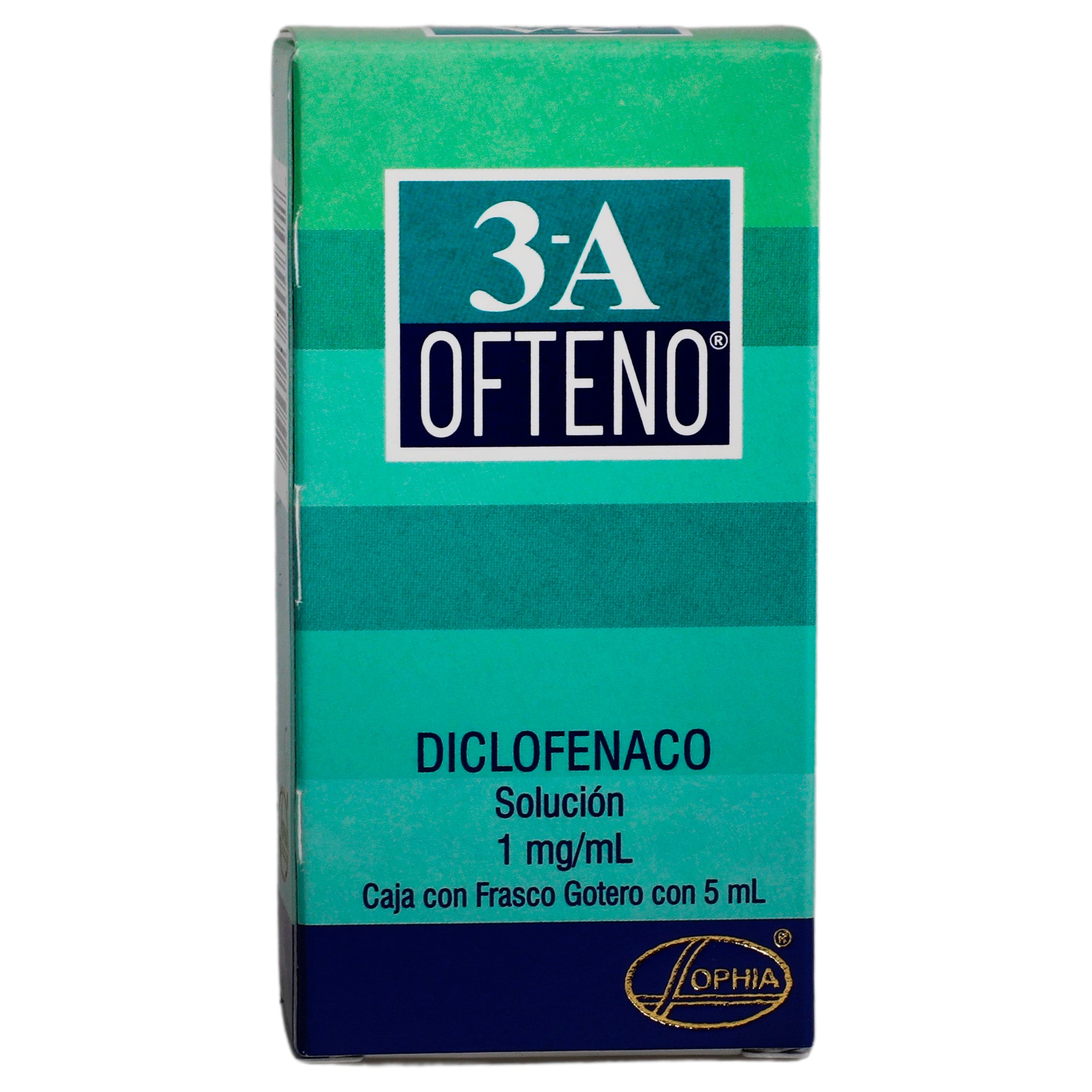3-A Ofteno 1 Mg Gotas Oftalmicas 5 Ml