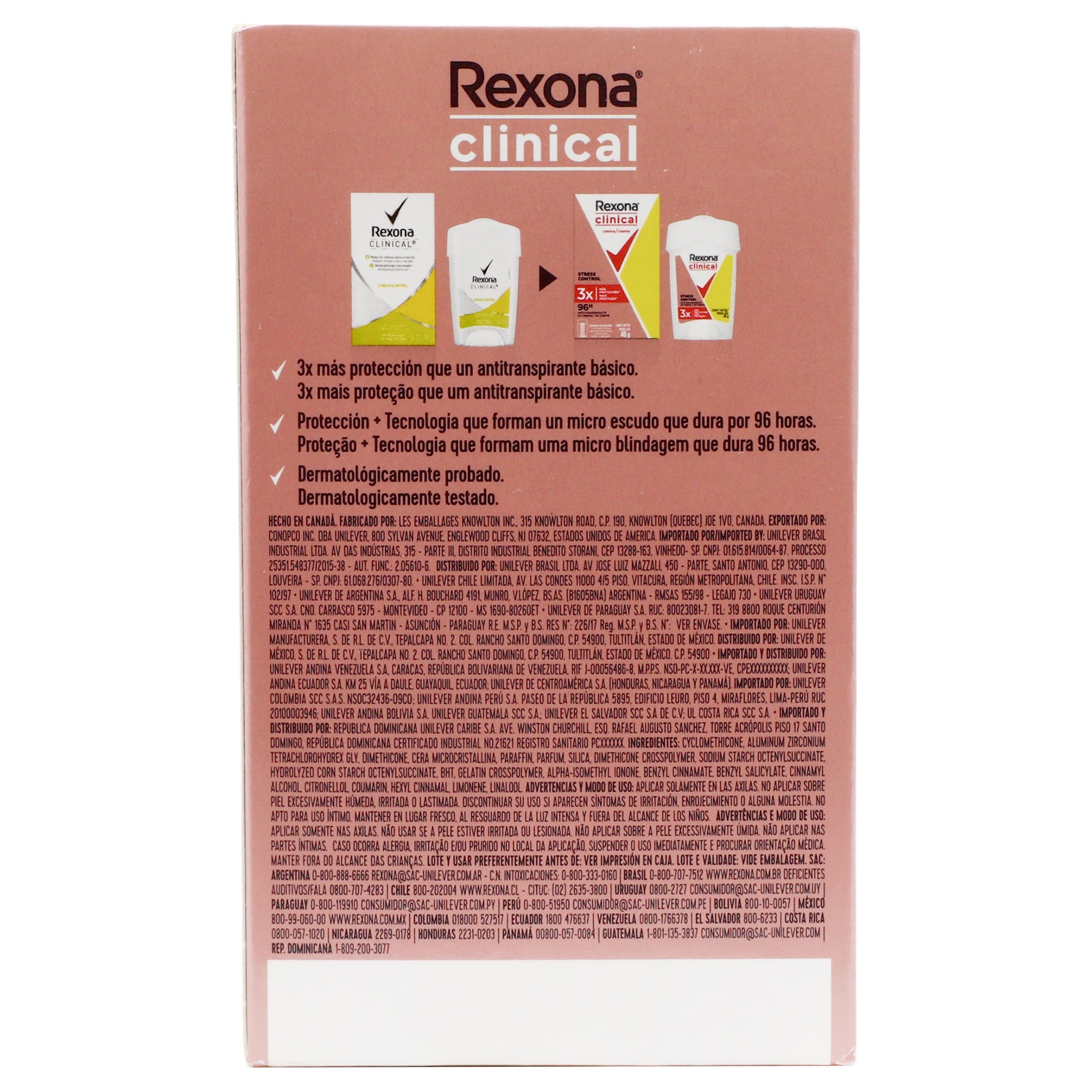 Desodorante Rex Wom Clin Crema Stress48 G-6