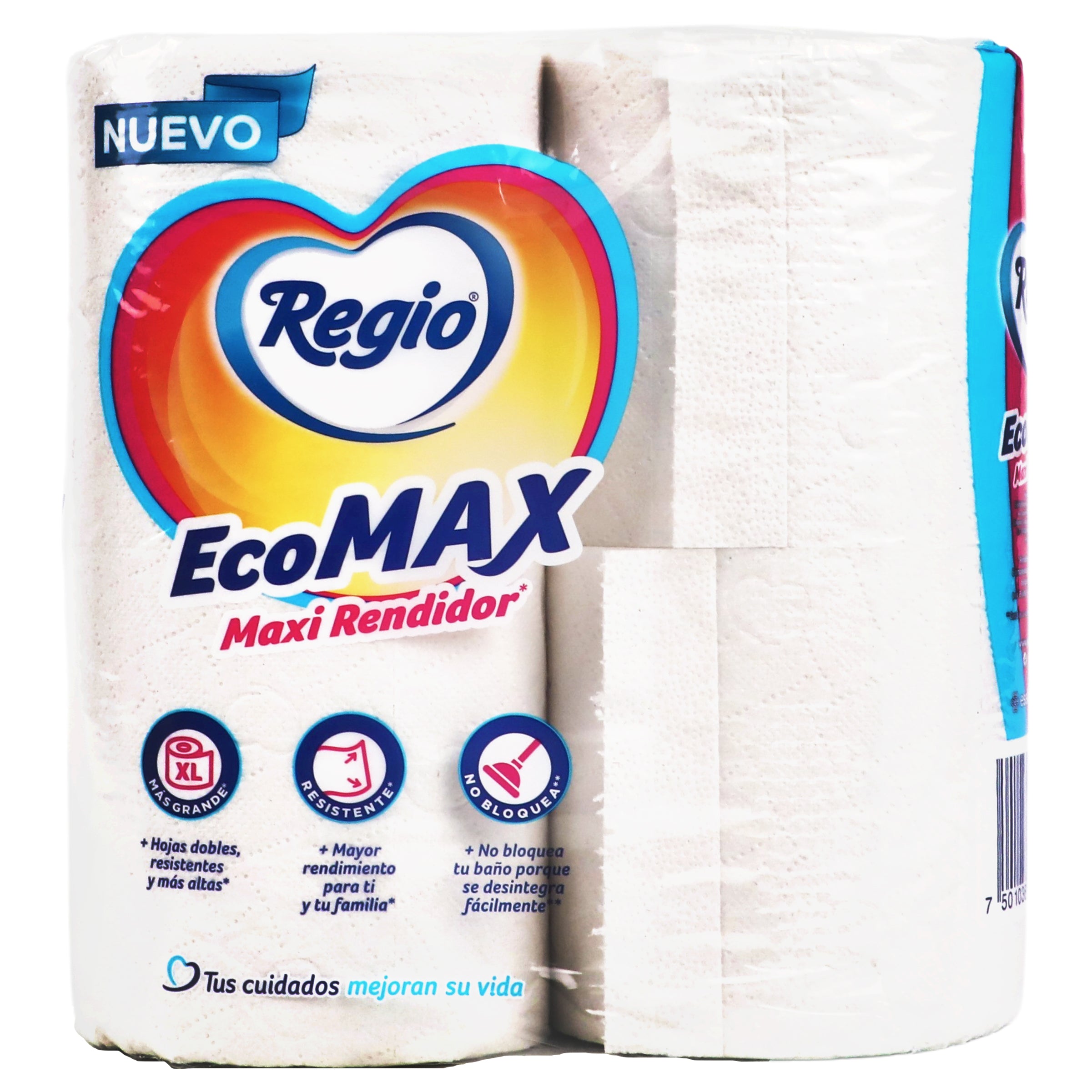 Papel Higienico Regio Ecomax 4 Rollos-7