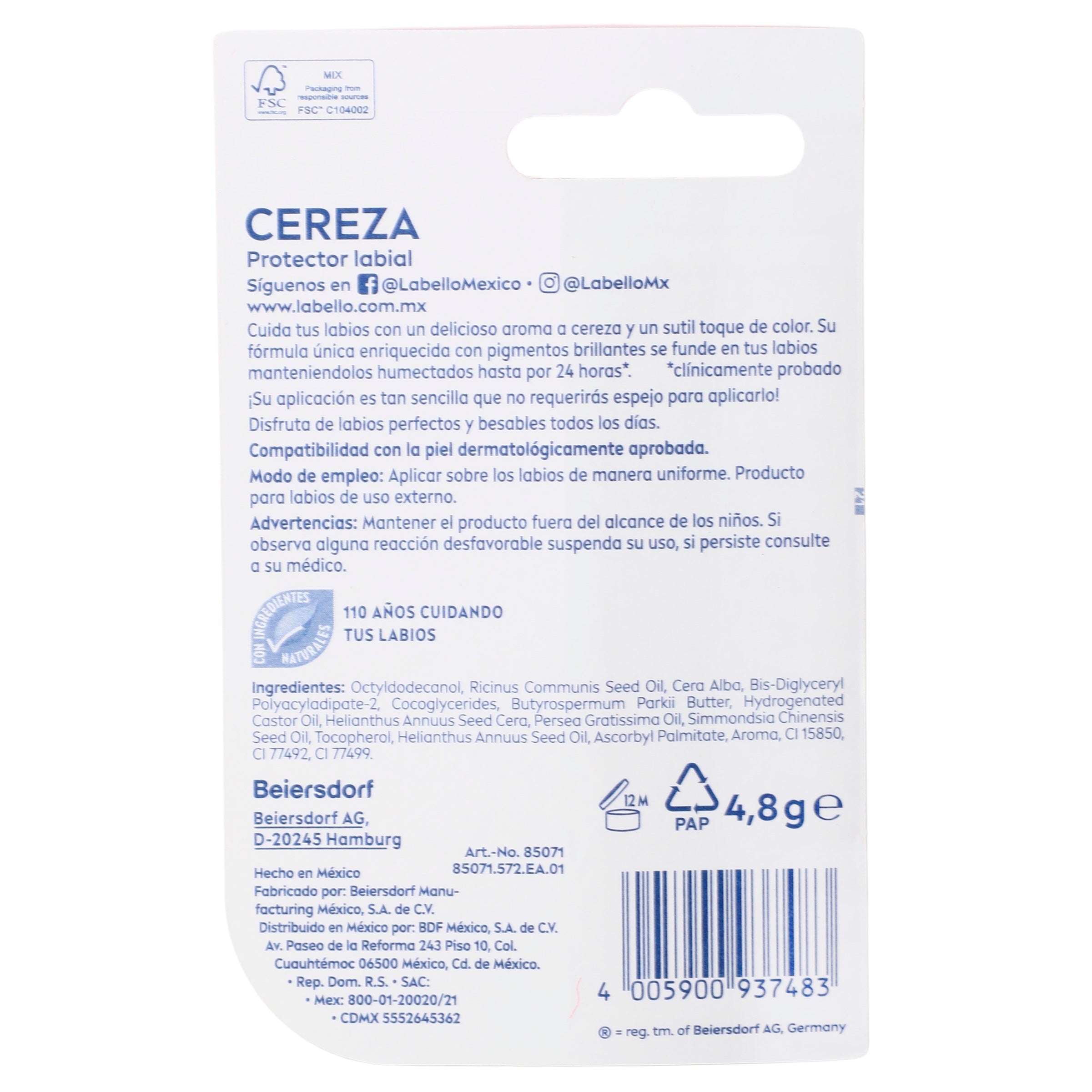 Protector Labial Labello Distrol Cza 4.8 G-7