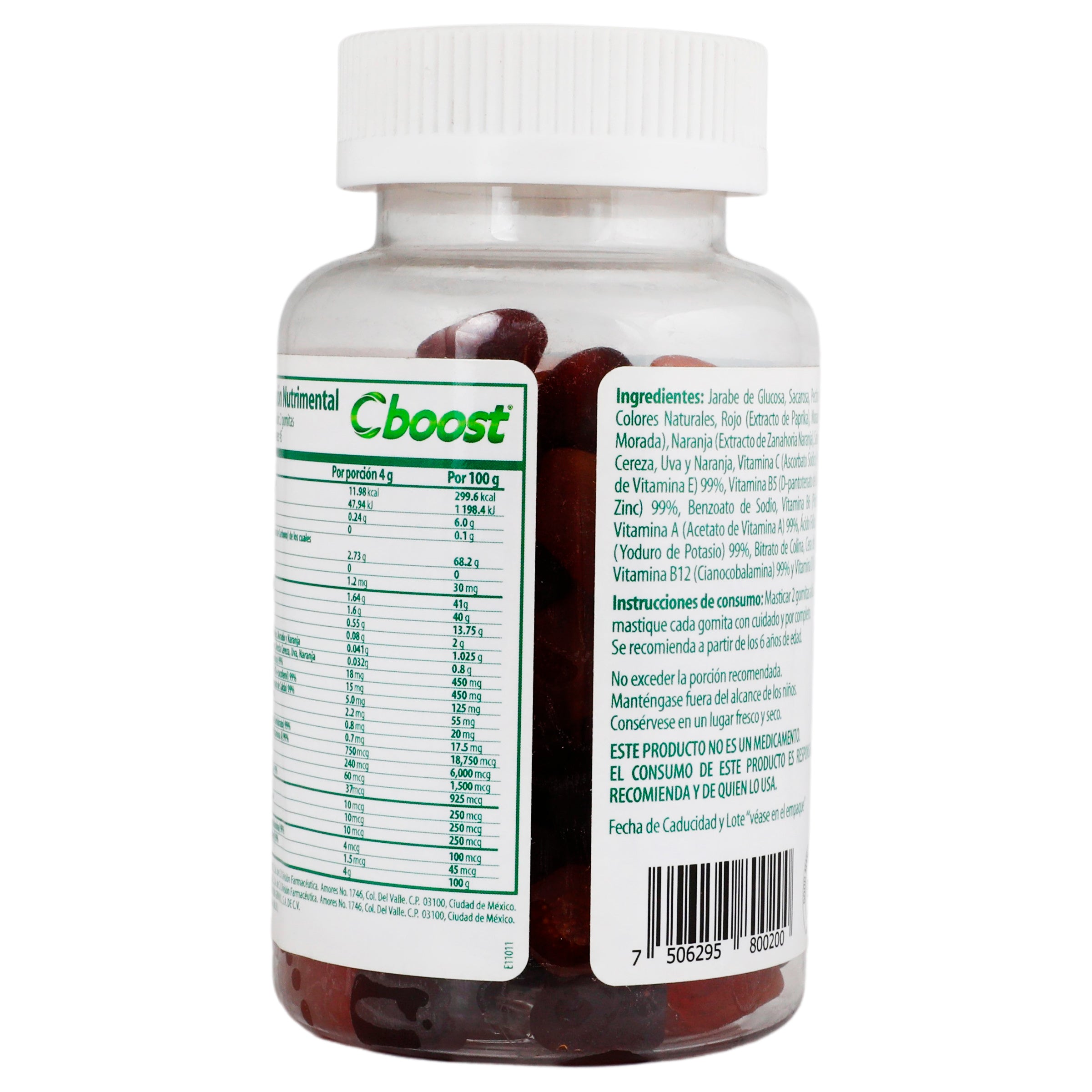 Gomitas C-Boost Multivitaminas Frasco 90 G-7