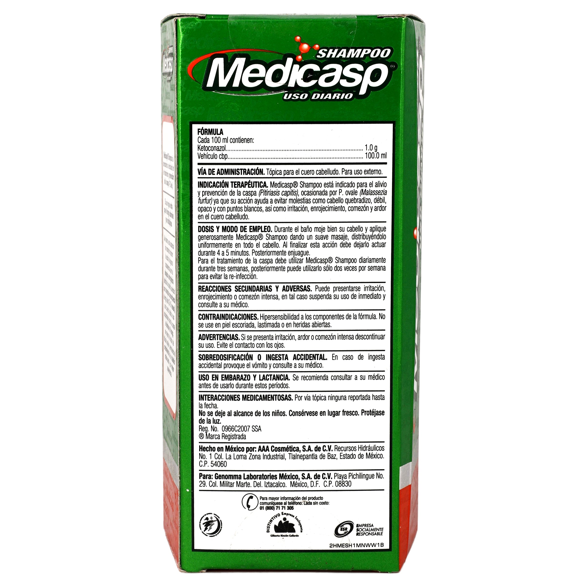 Medicasp Shampoo Frasco 130 Ml