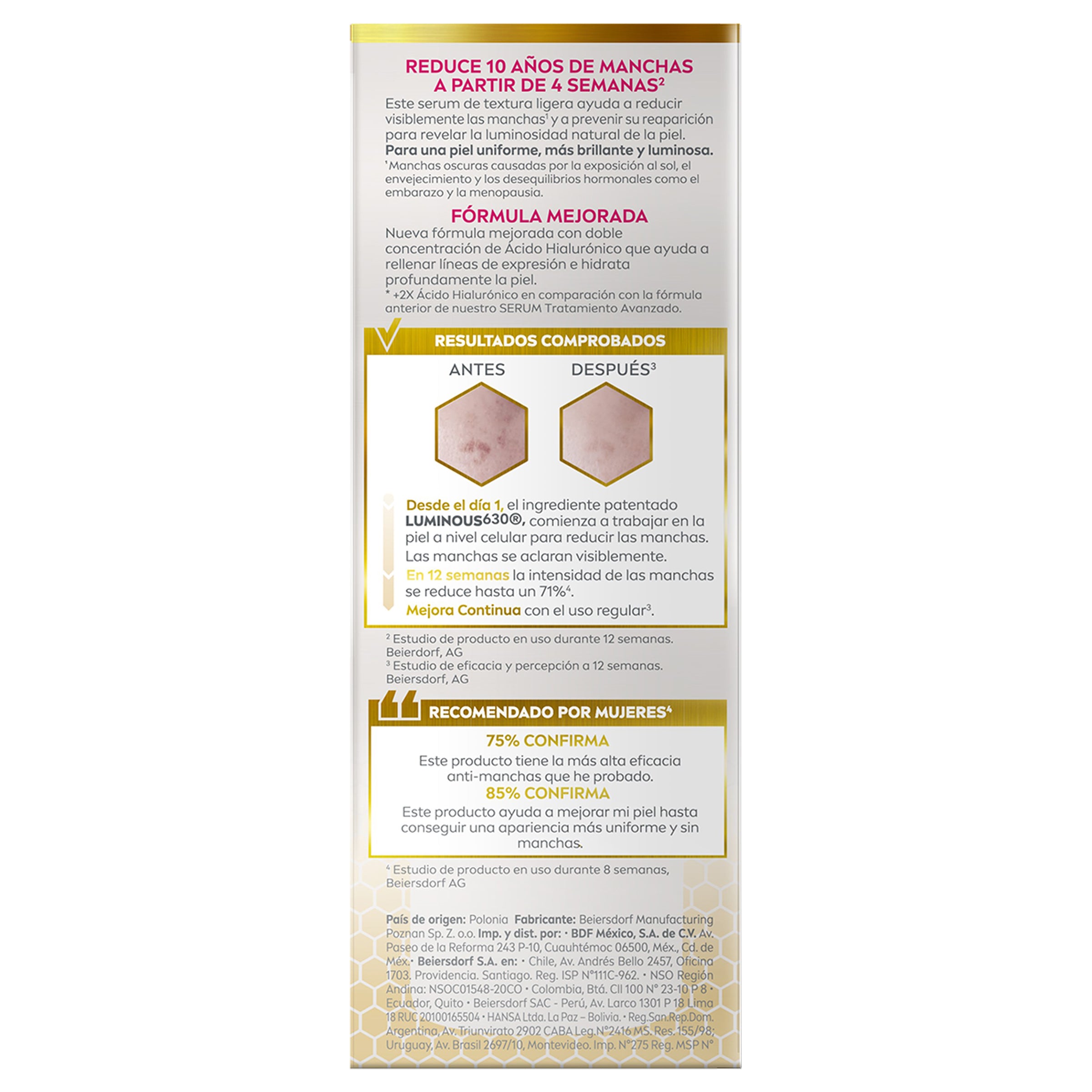 Tratamiento Nivea Luminous 630 Antimanchas 30 Ml