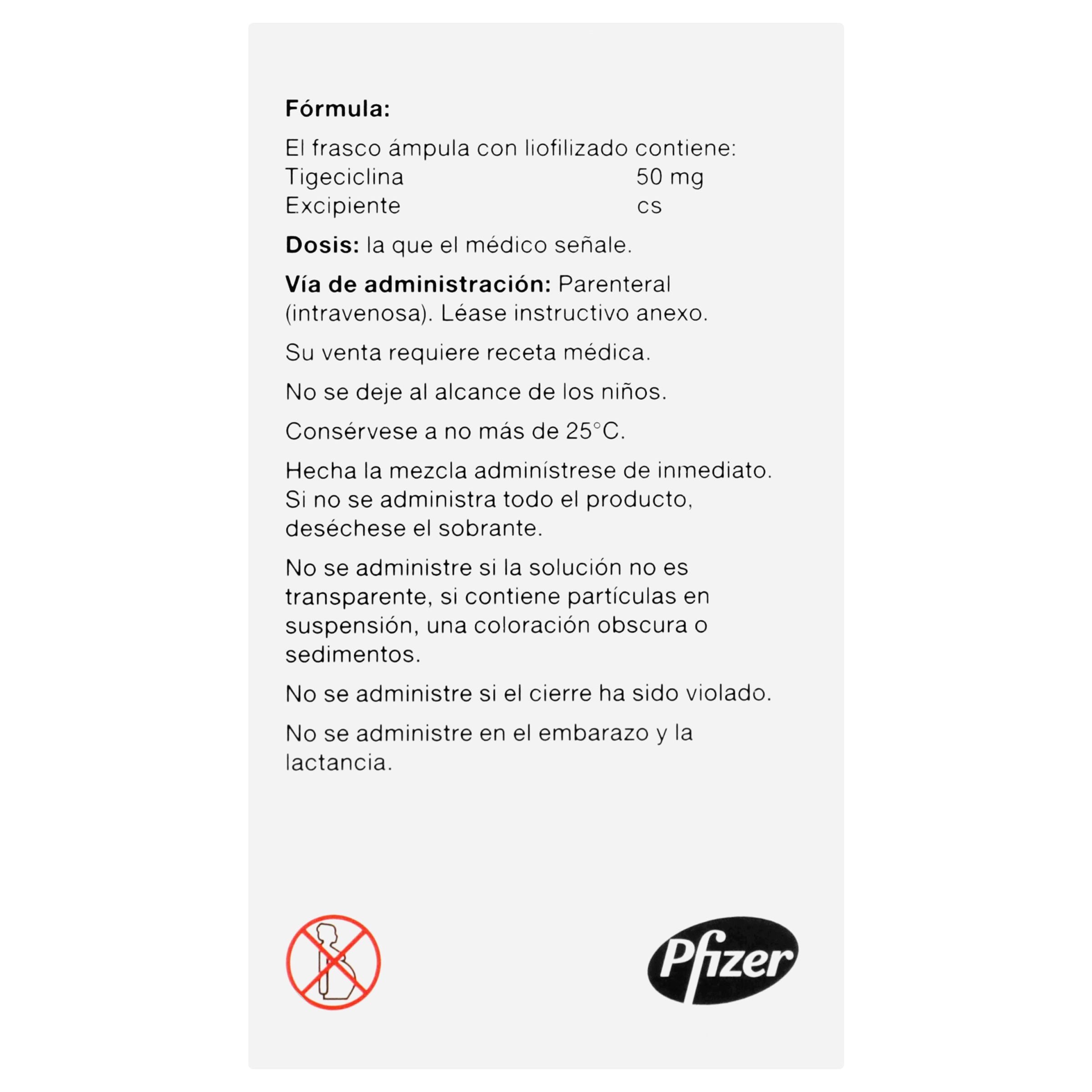 Tygacil I.V. 50 Mg Frasco Ampula-6