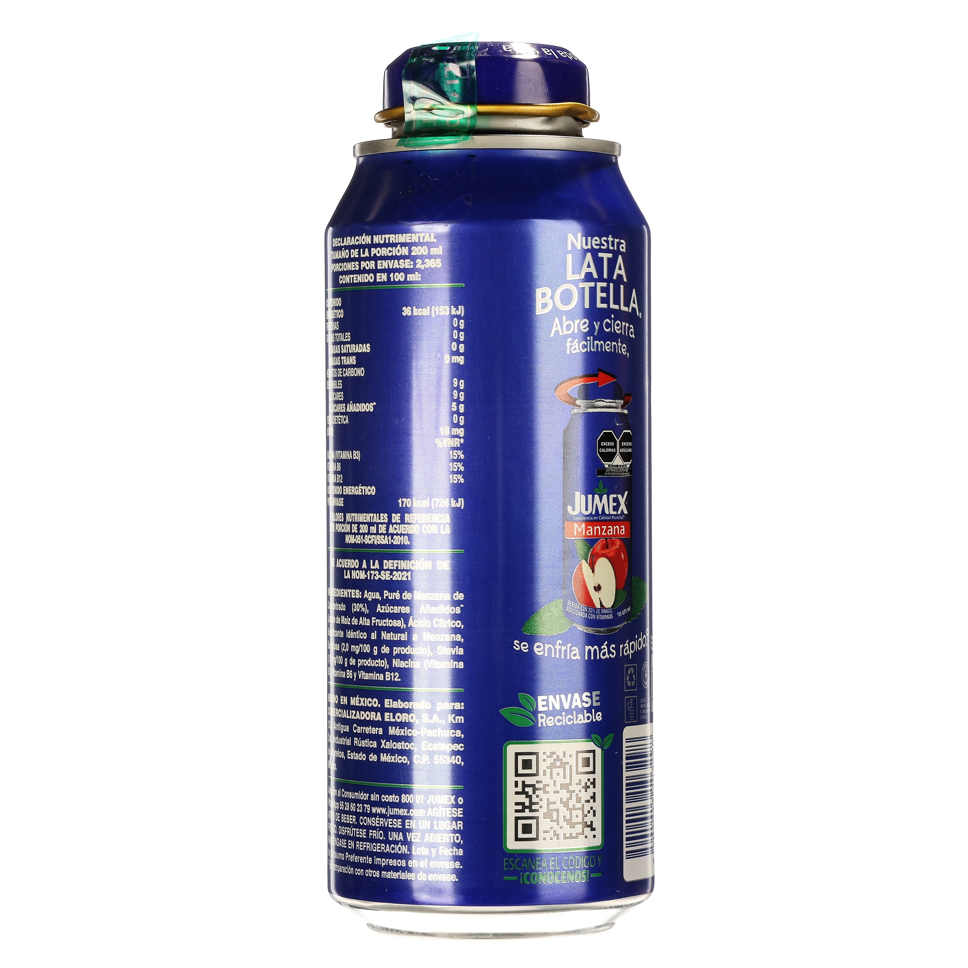 Jumex Lata Botella Manzana 473 Ml-7