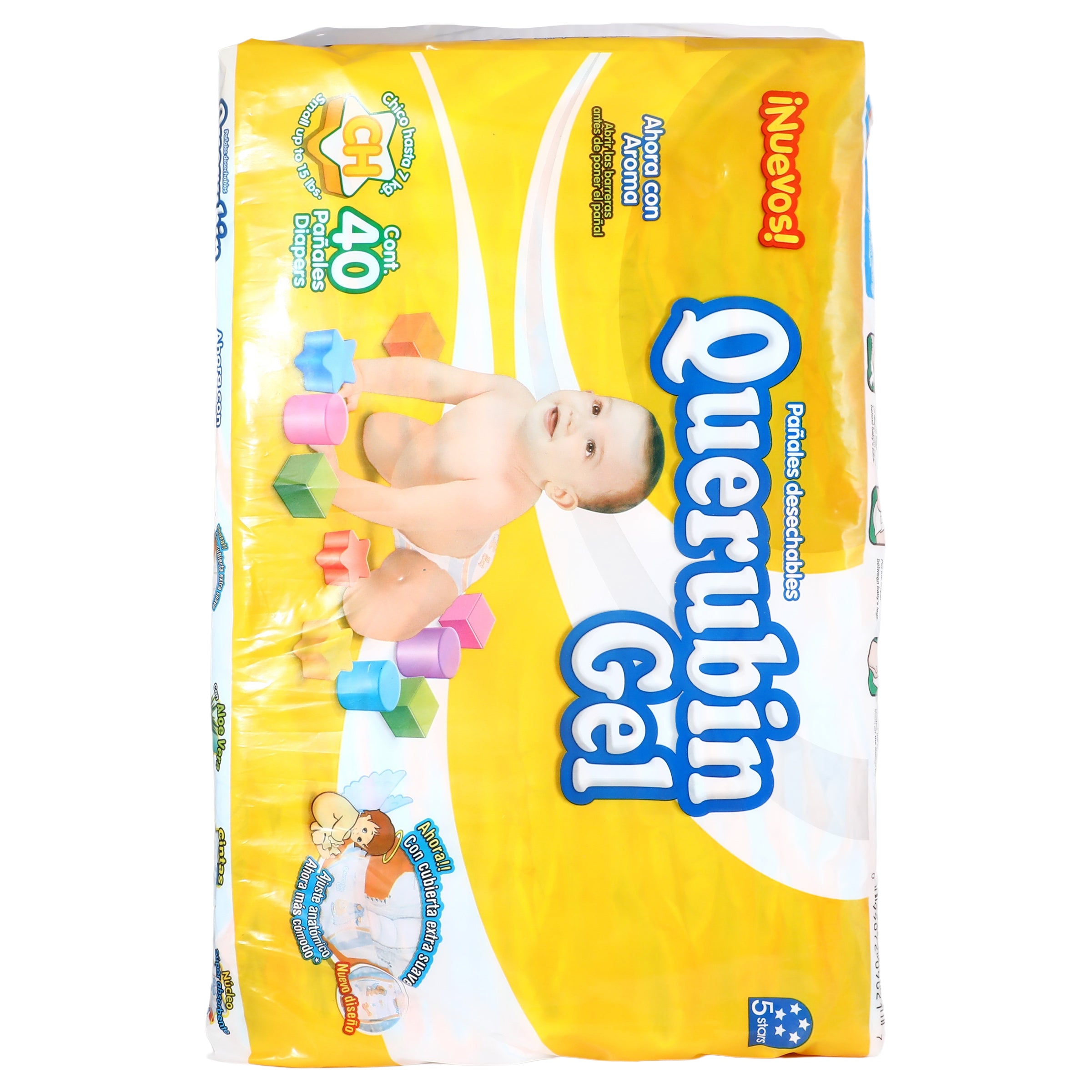 Pañal Querubin Con 40 Piezas Chico-6