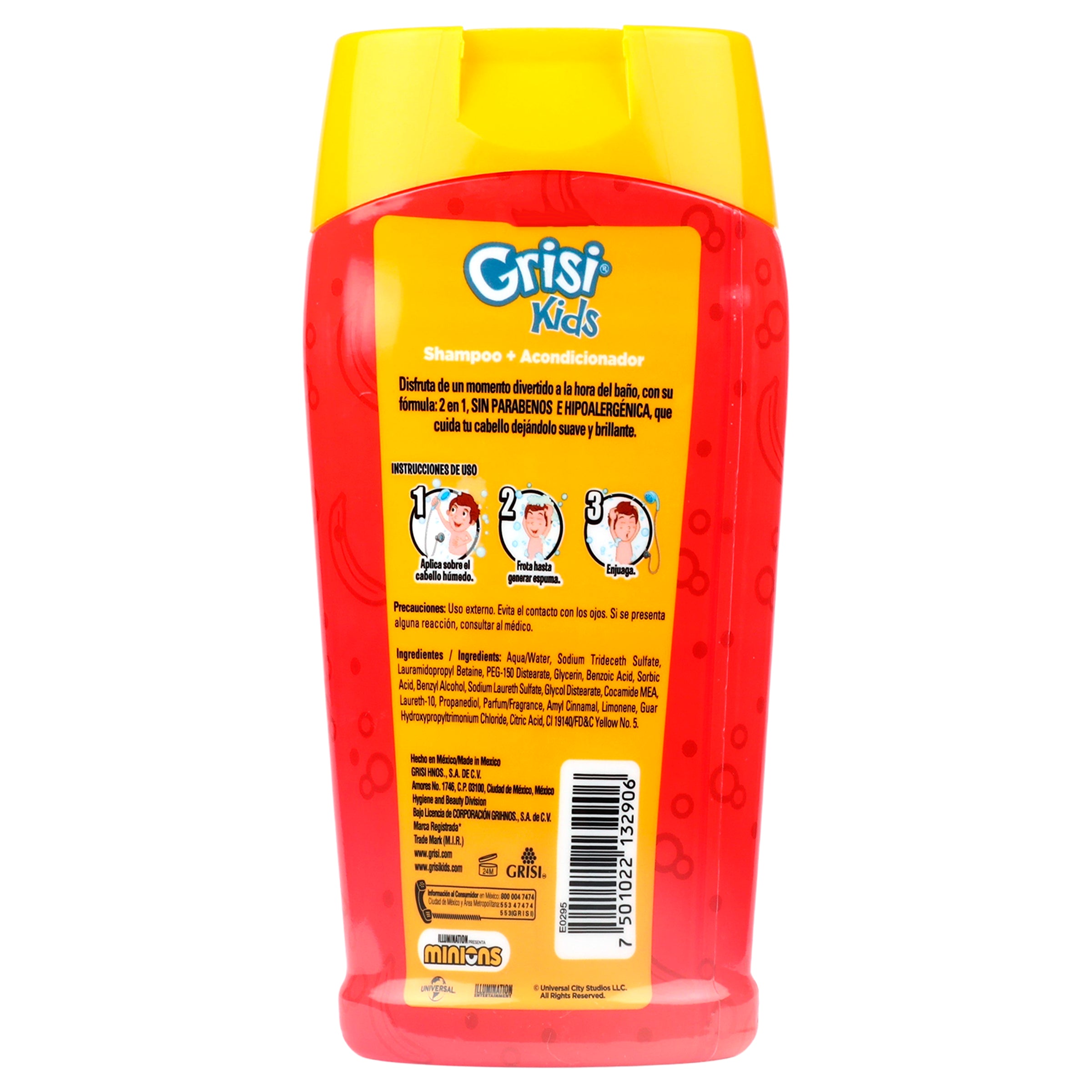 Shampoo Grisi Kids Minions 2En1 300Ml-4