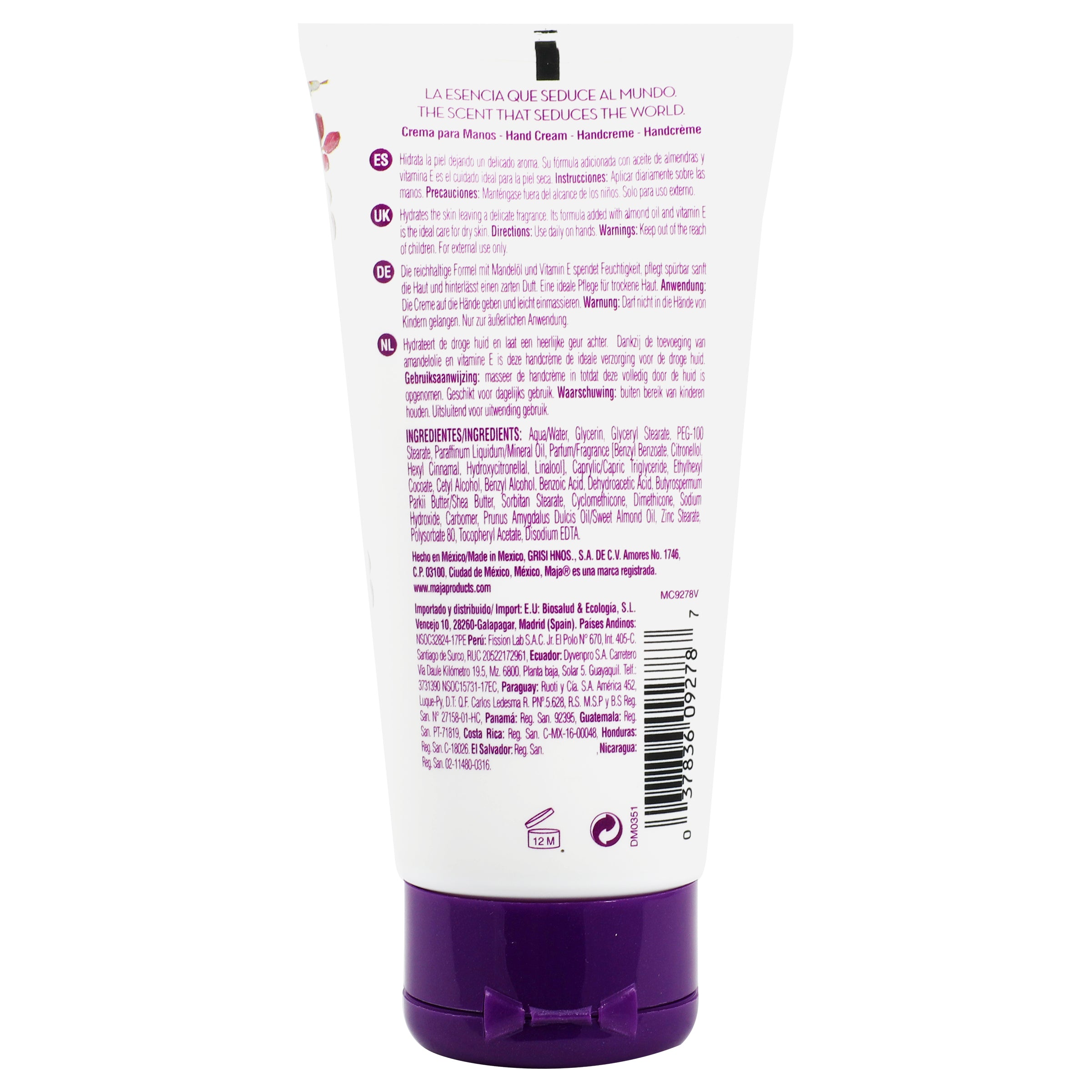 Crema Maja Para Manos Flor Ciruela 80Ml-7