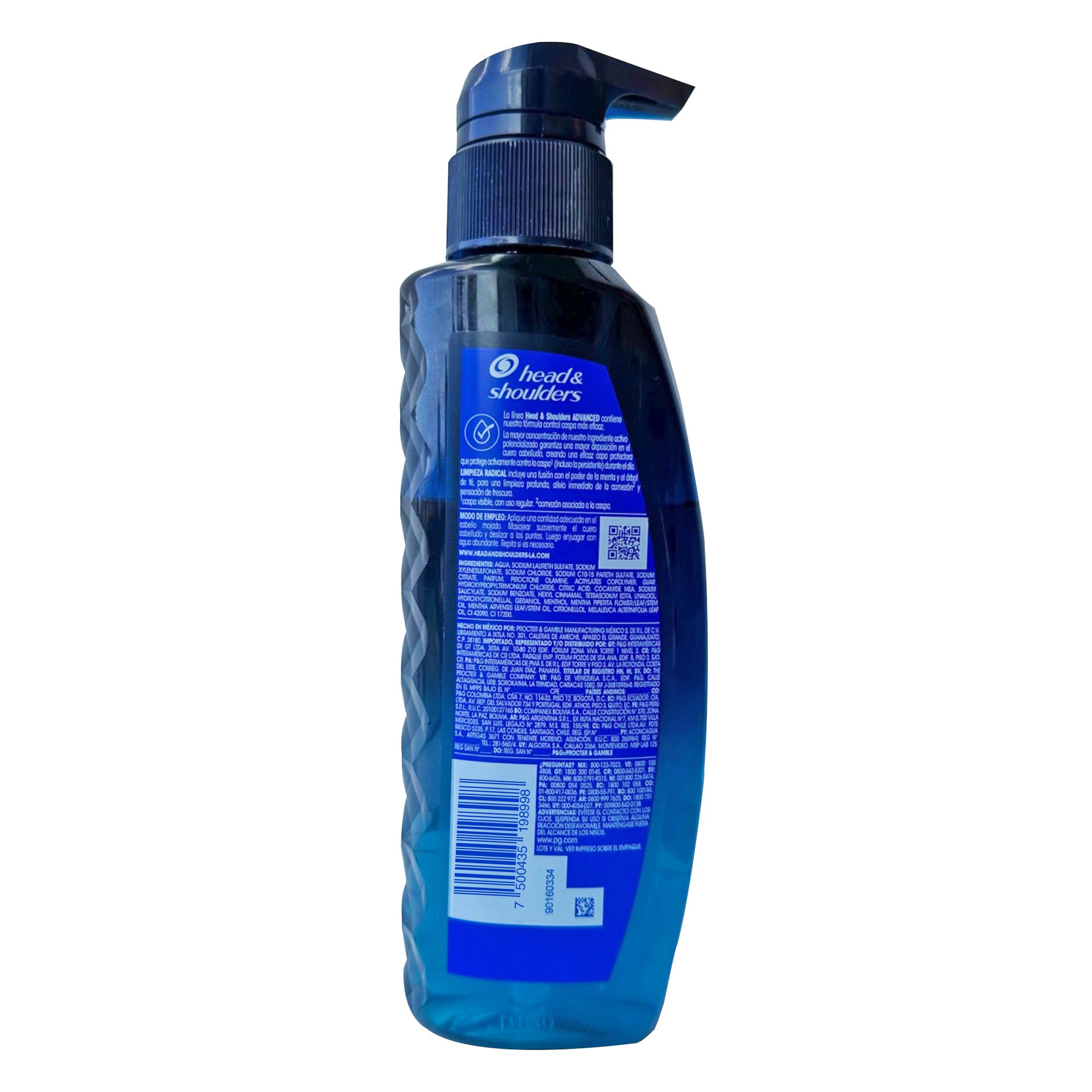 Shampoo Head &Shoulders Advance Limpieza Radical 280 Ml-4