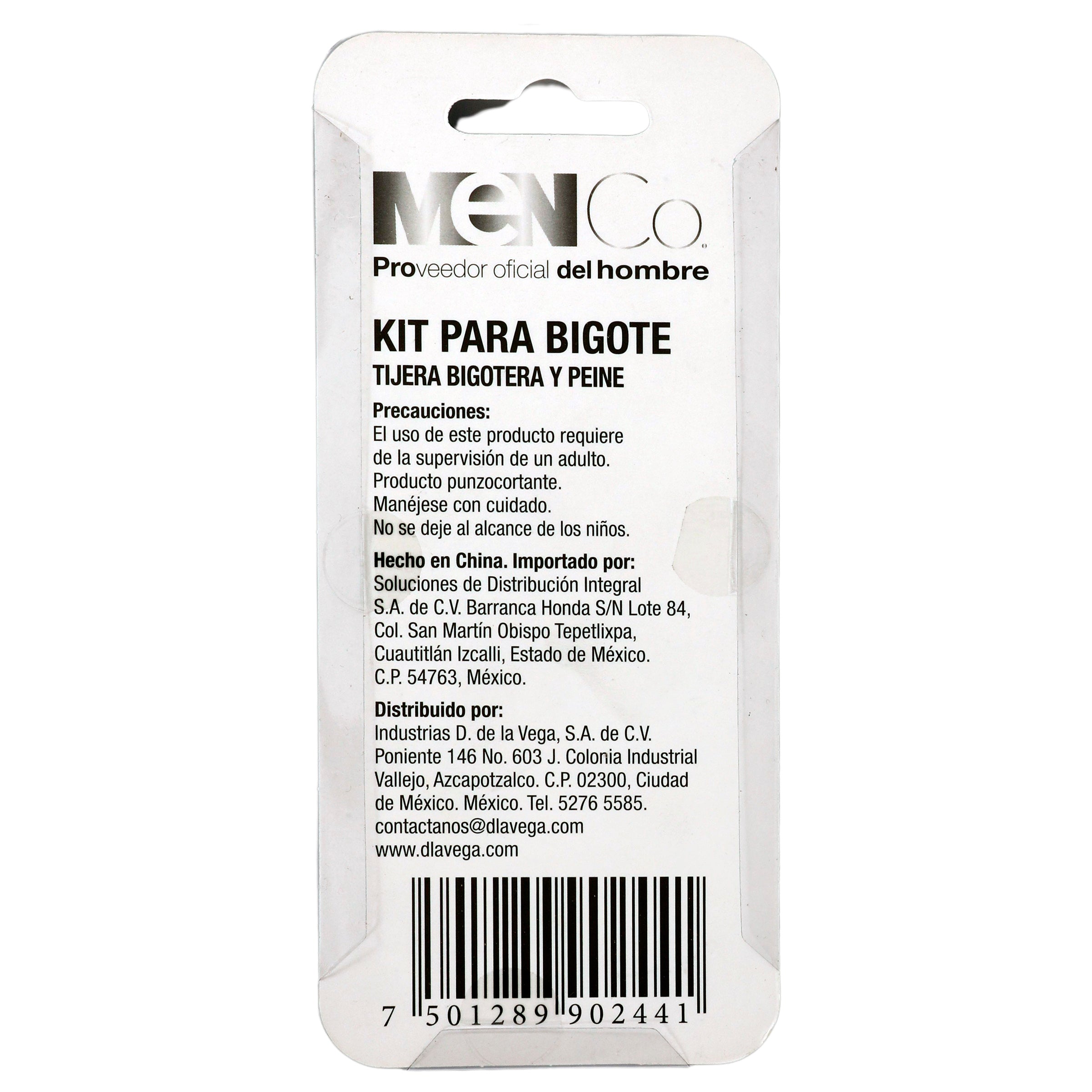 Kit Para Bigote Men Co Ace Inoxidable C/2 Piezas-2