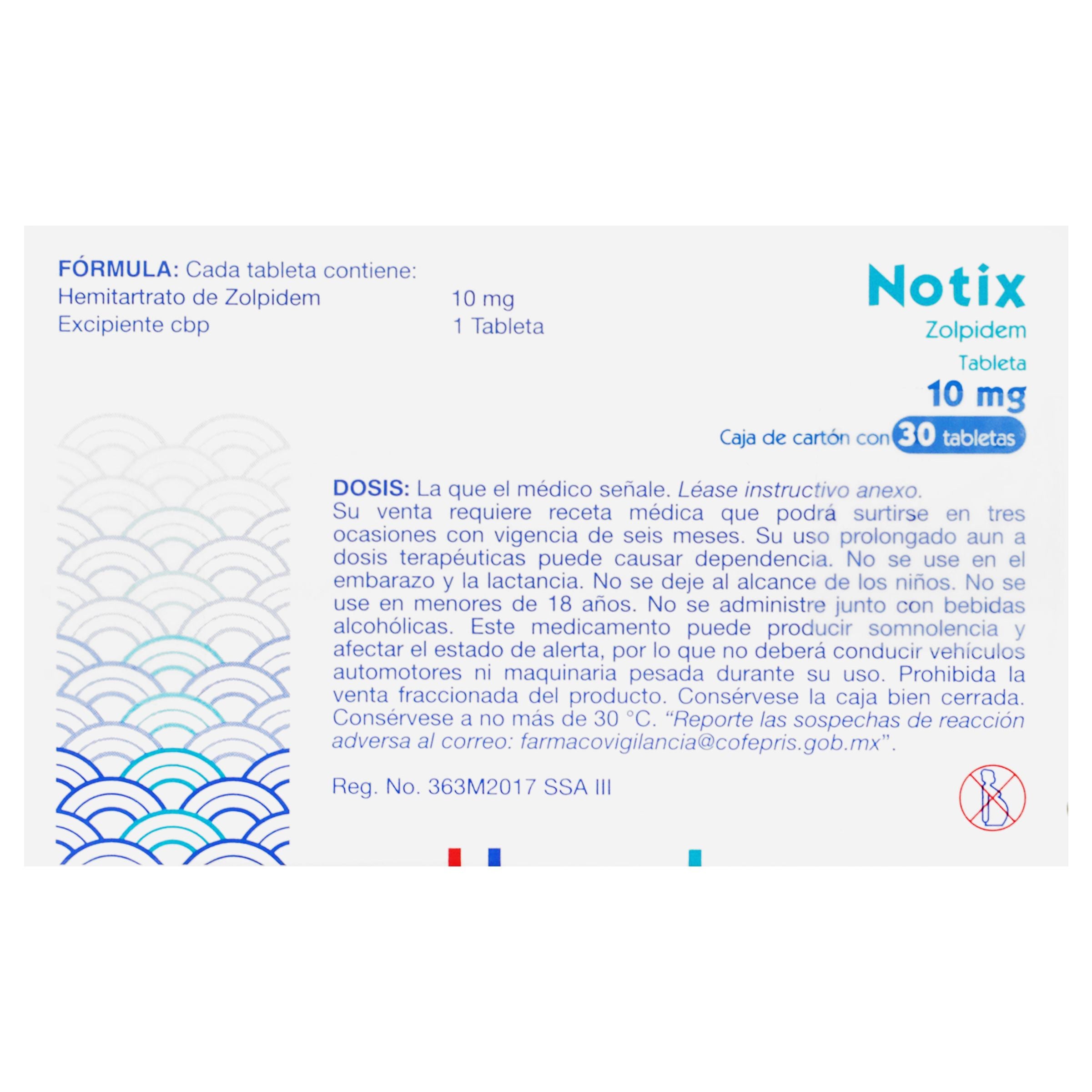 Notix 10 Mg Con 30 Tabletas-6
