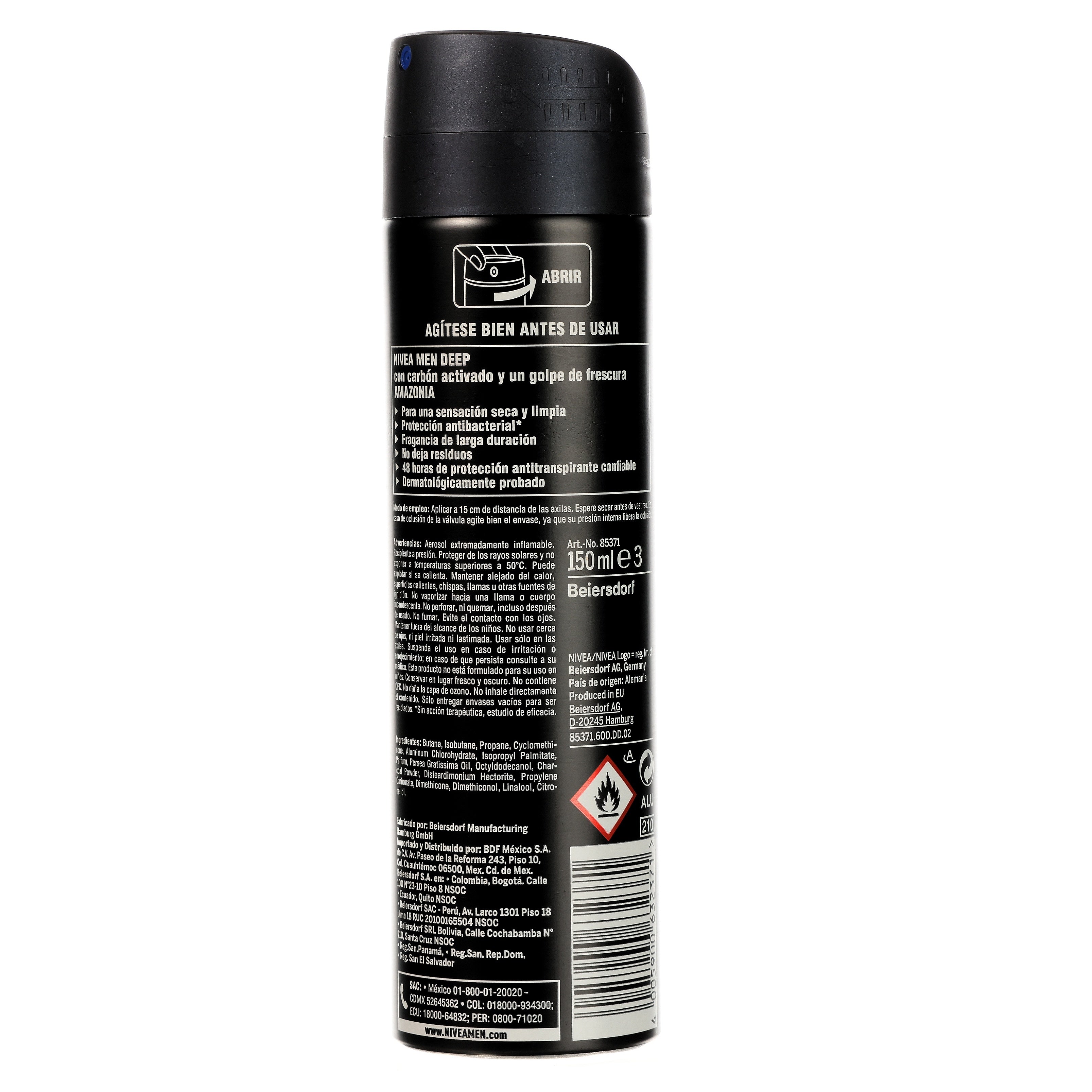 Desodorante Nivea Men D Amazon Spray 150 Ml-7