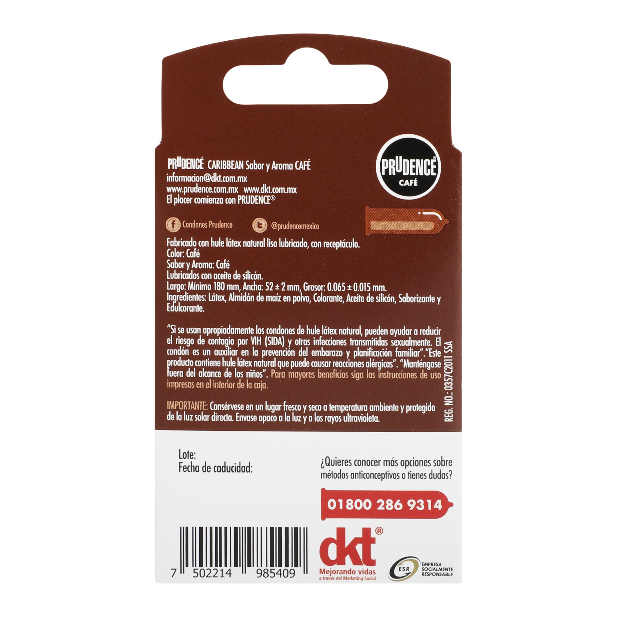 Preservativo Prudence Aroma Cafe Con 3 Piezas-5