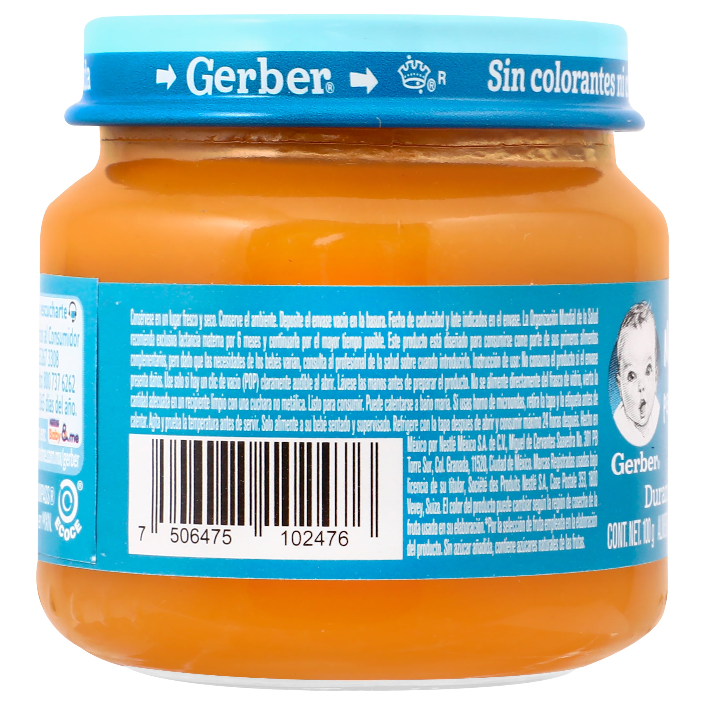 Gerber Segunda Etapa Pure Duraznos 100 G-14