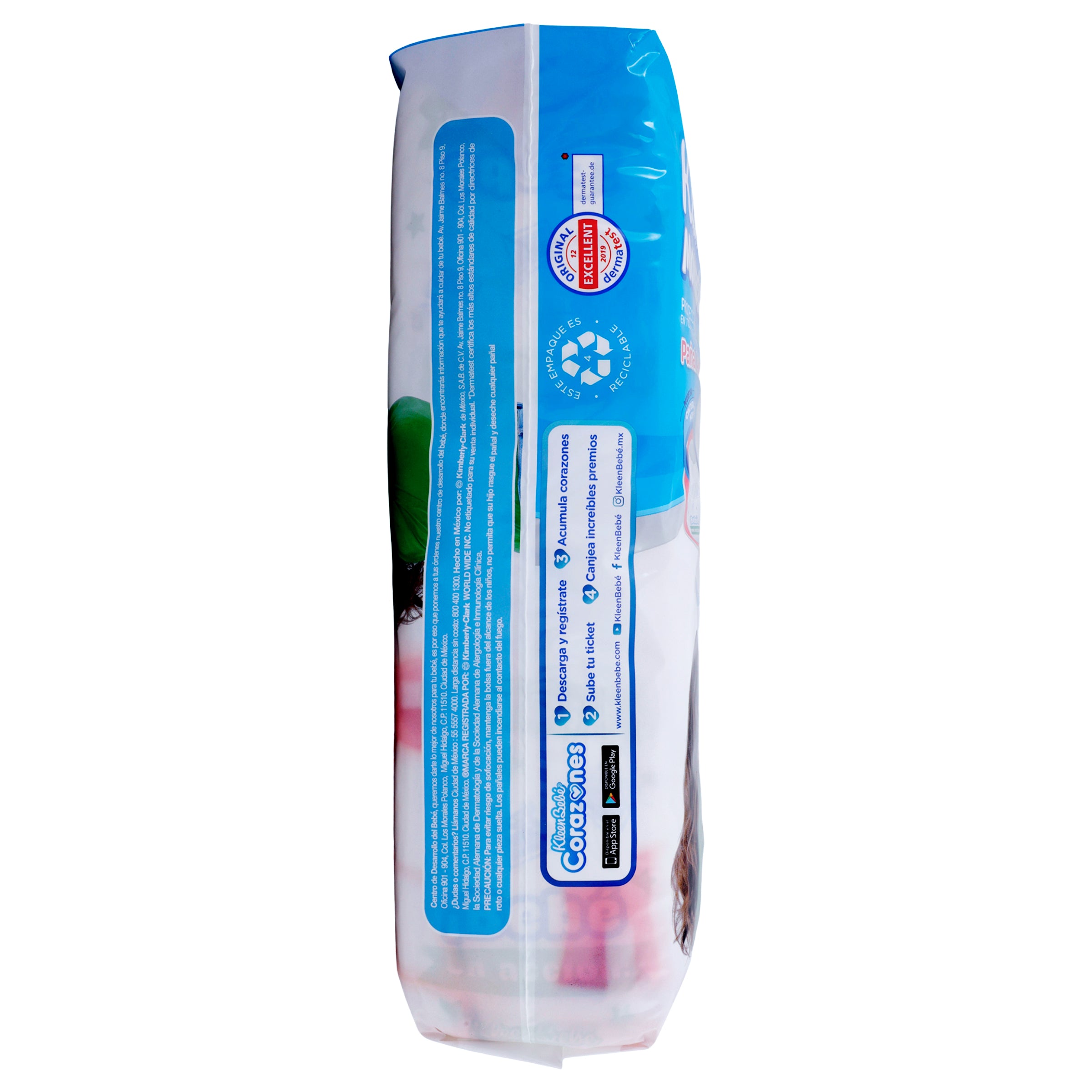 Pañal Kleen Bebe Movilastic Grande Con 44 Piezas Etapa 4-8