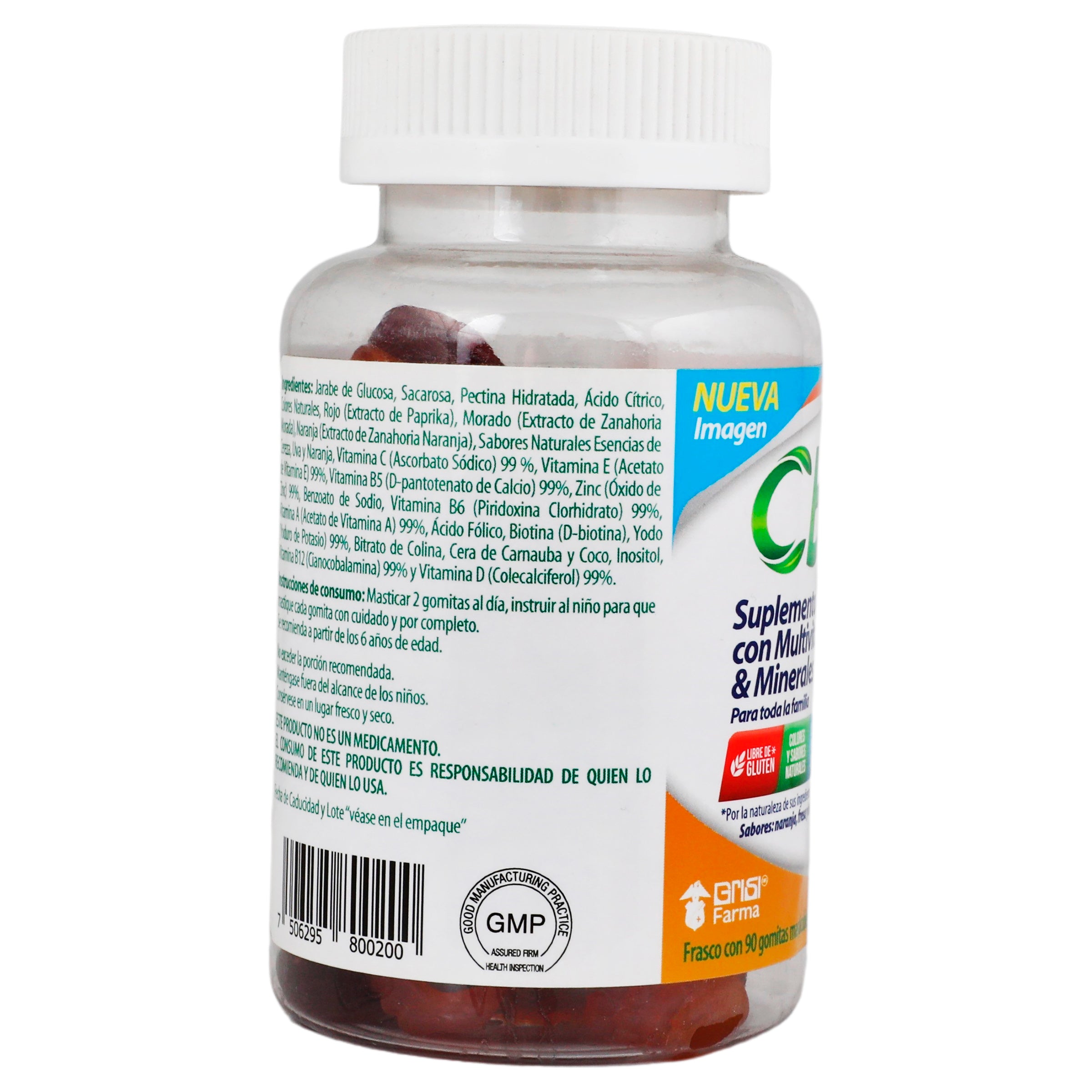 Gomitas C-Boost Multivitaminas Frasco 90 G-8